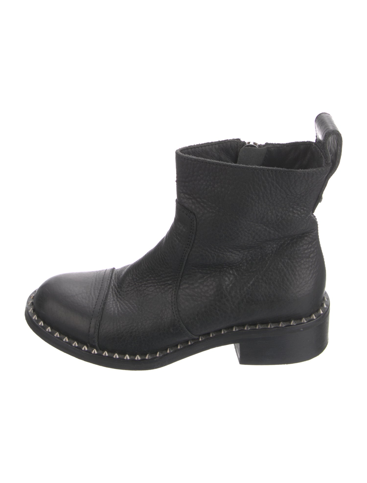 Zadig & Voltaire Leather Studded Accents Boots