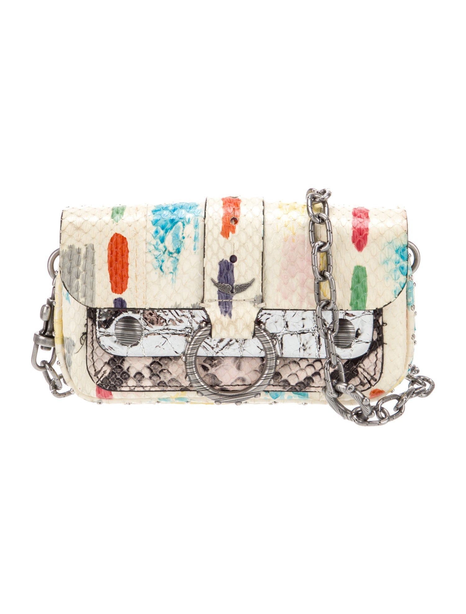 Zadig & Voltaire Snakeskin Shoulder Bag