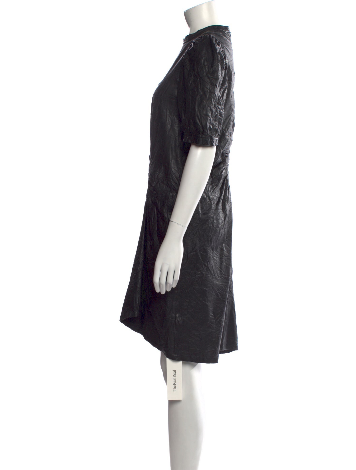 Zadig&Voltaire Rixe Creased Leather Dress