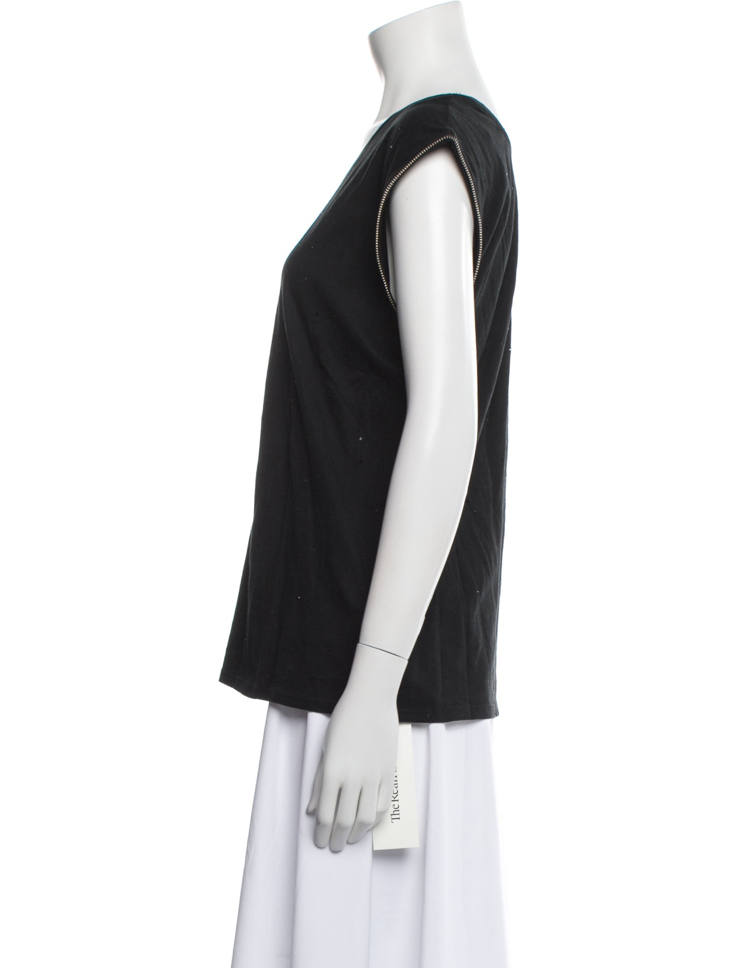 Zadig & Voltaire Scoop Neck Short Sleeve T-Shirt