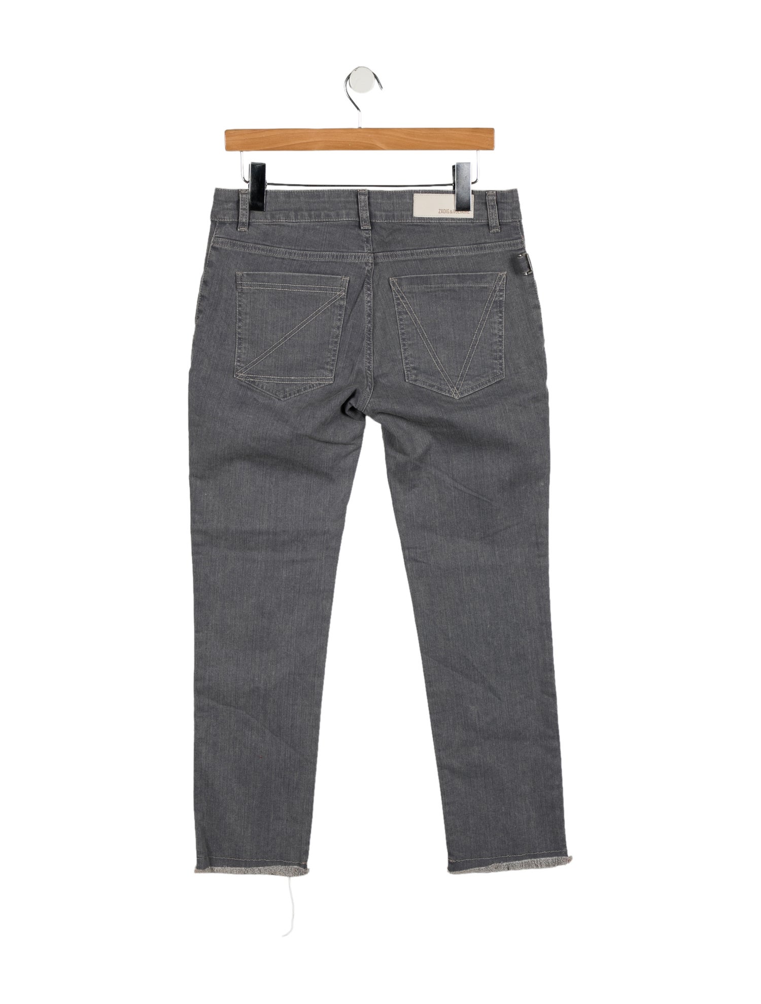 Zadig & Voltaire Mid-Rise Straight Leg Jeans