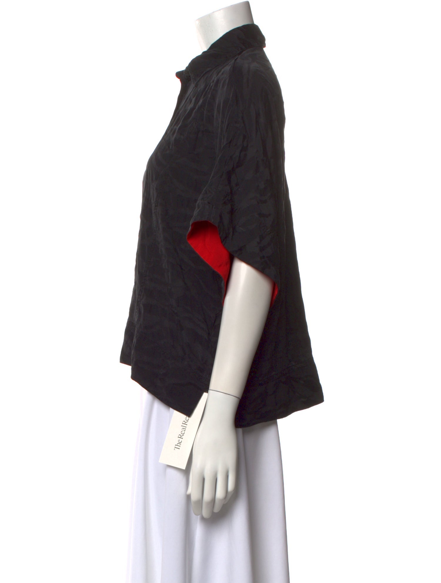 Zadig & Voltaire Silk Printed Button-Up Top