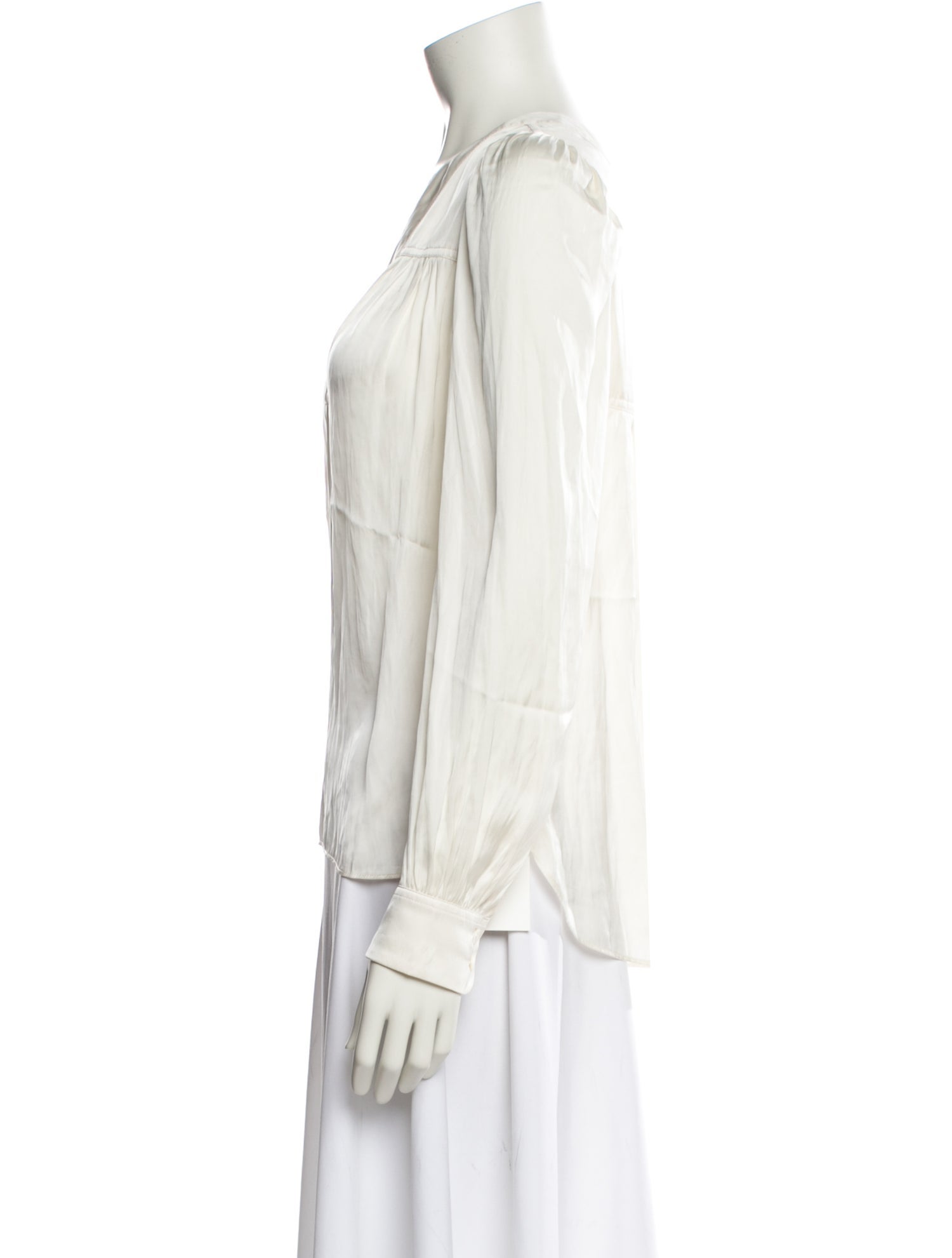 Zadig & Voltaire V-Neck Long Sleeve Blouse