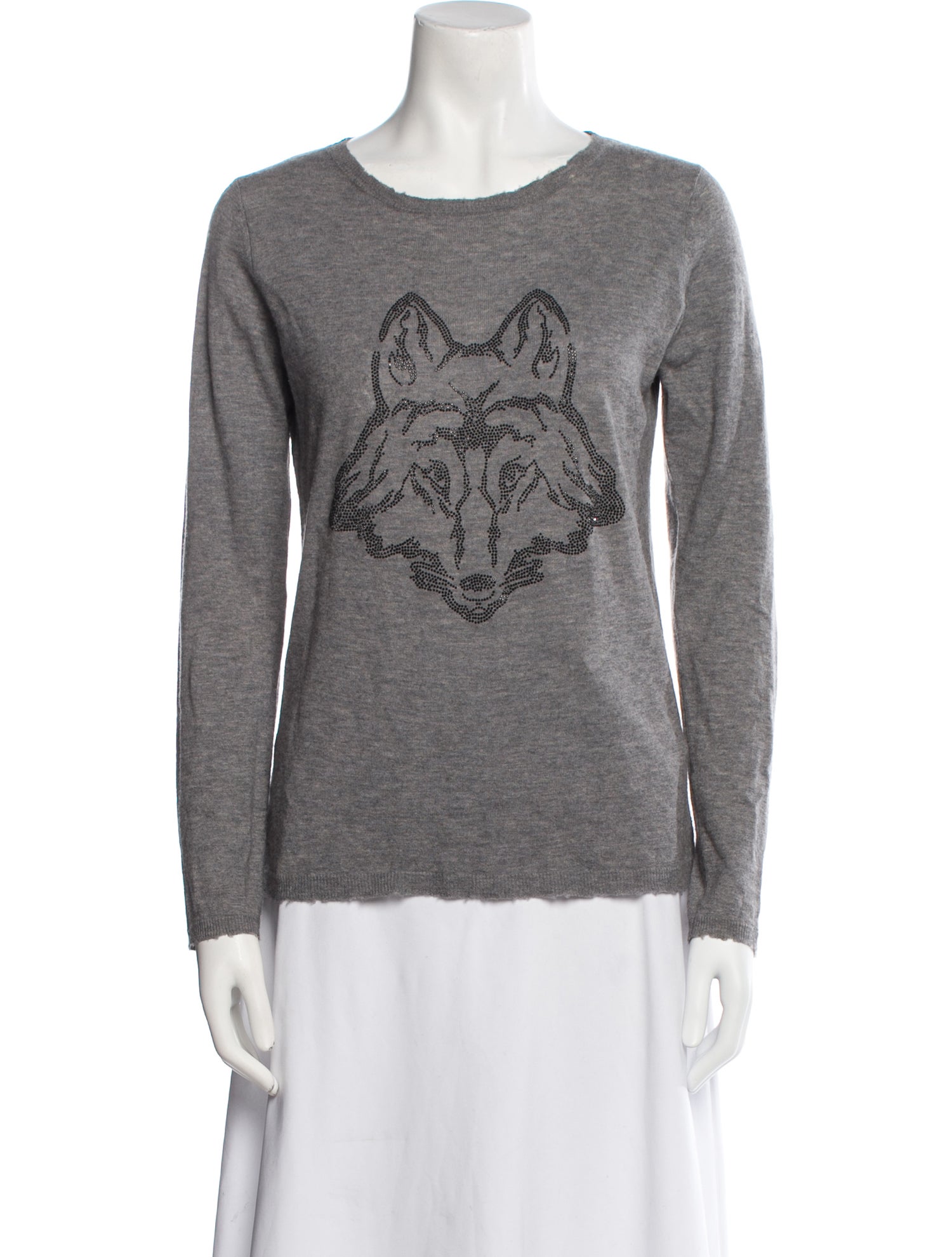 Zadig & Voltaire Cashmere Graphic Print Sweater