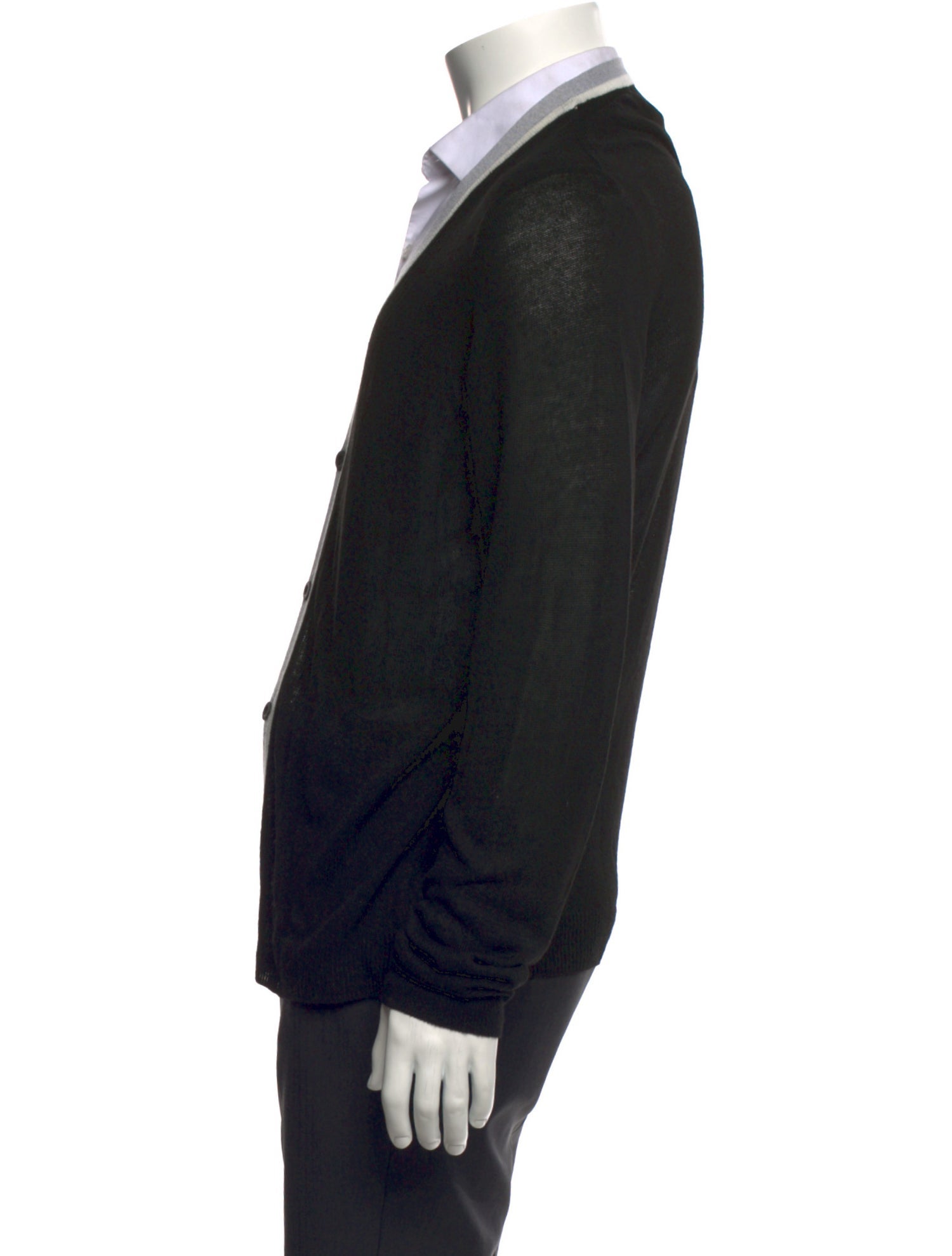 Zadig & Voltaire Colorblock Pattern V-Neck Cardigan