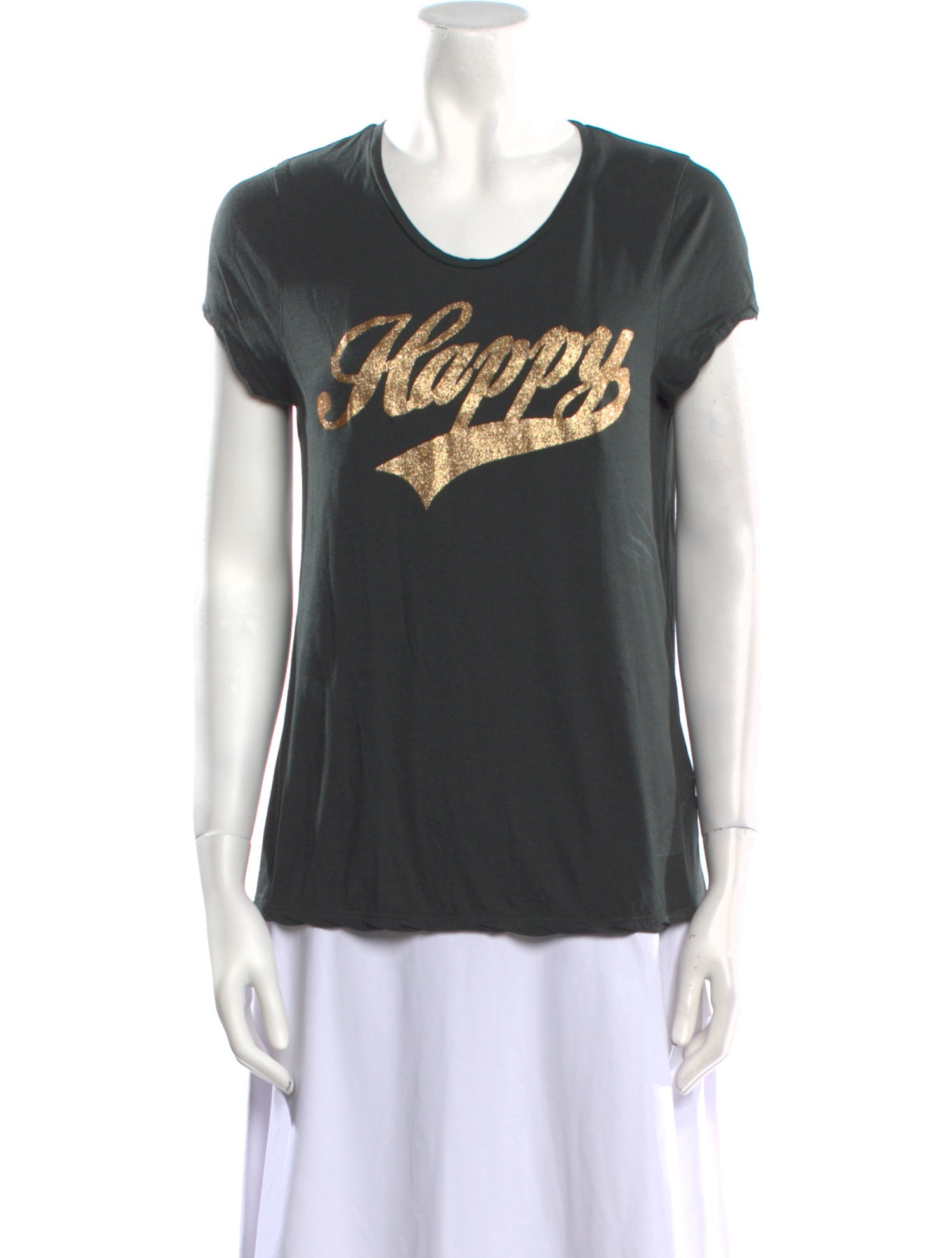 Zadig & Voltaire Graphic Print Scoop Neck T-Shirt