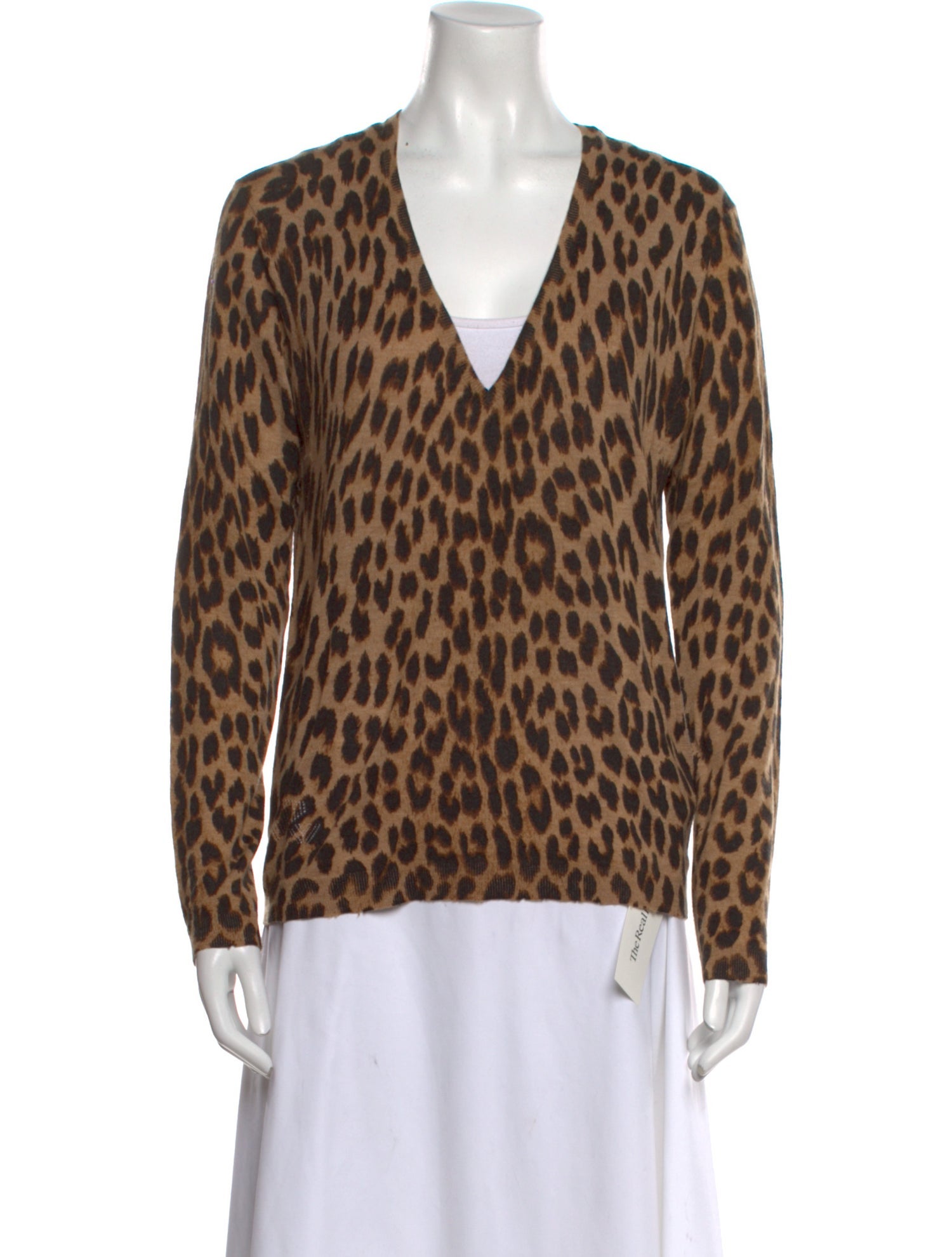 Zadig & Voltaire Cashmere Animal Print Sweater