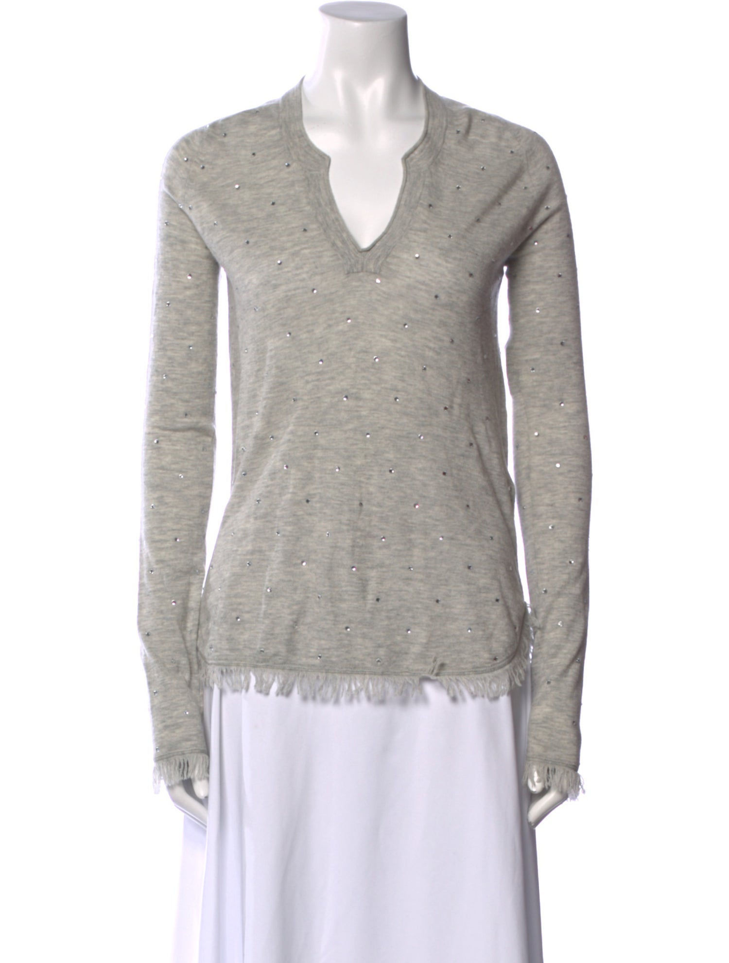 Zadig & Voltaire Cashmere V-Neck Top