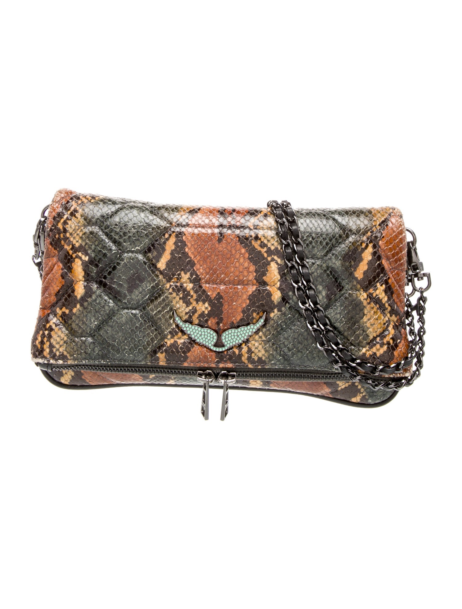 Zadig & Voltaire Snakeskin Shoulder Bag