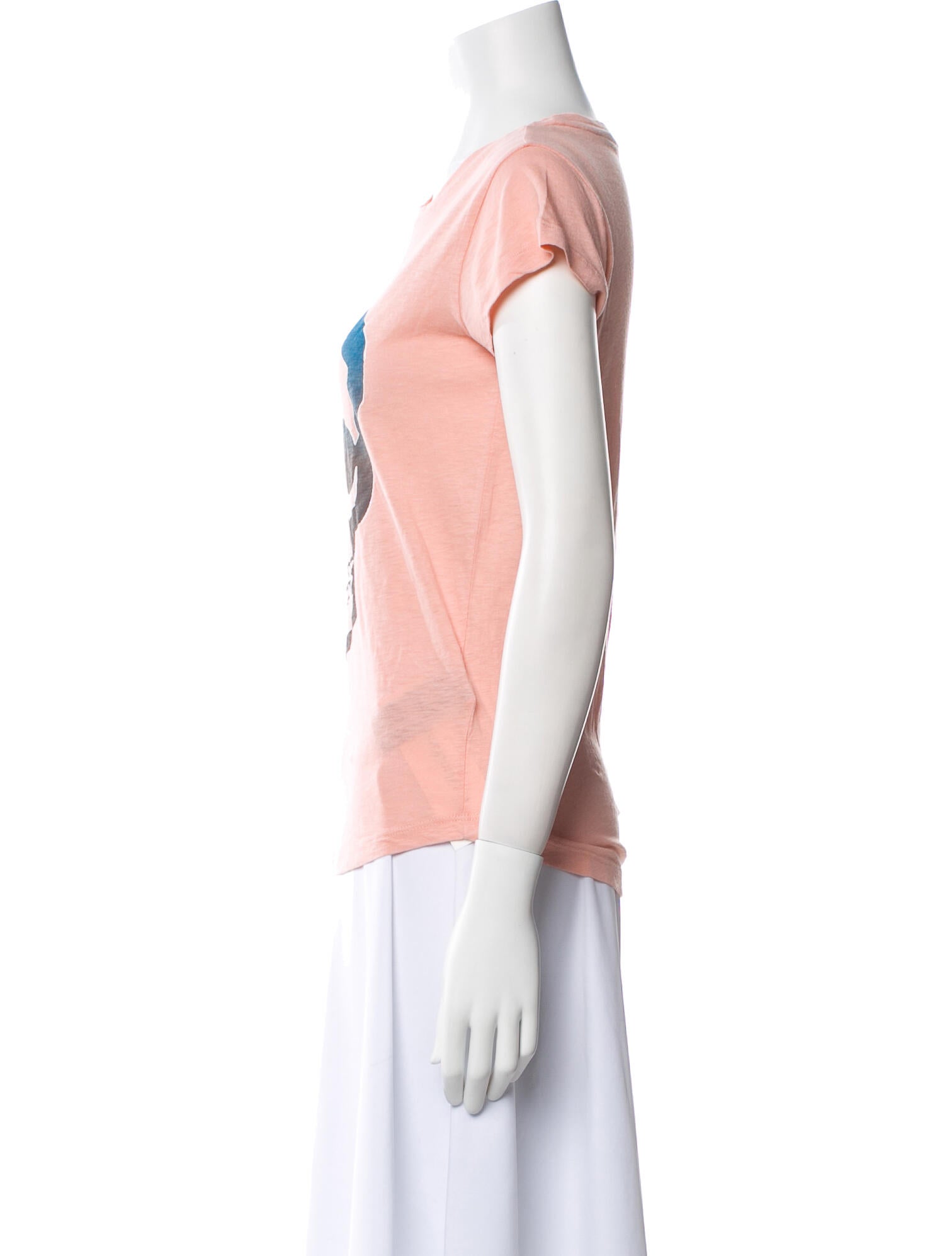 Zadig & Voltaire Graphic Print Crew Neck T-Shirt w/ Tags