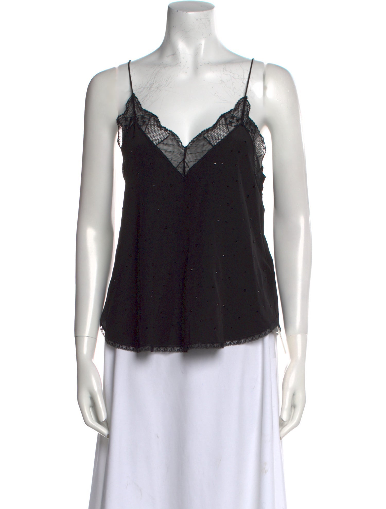 Zadig & Voltaire Silk V-Neck Top