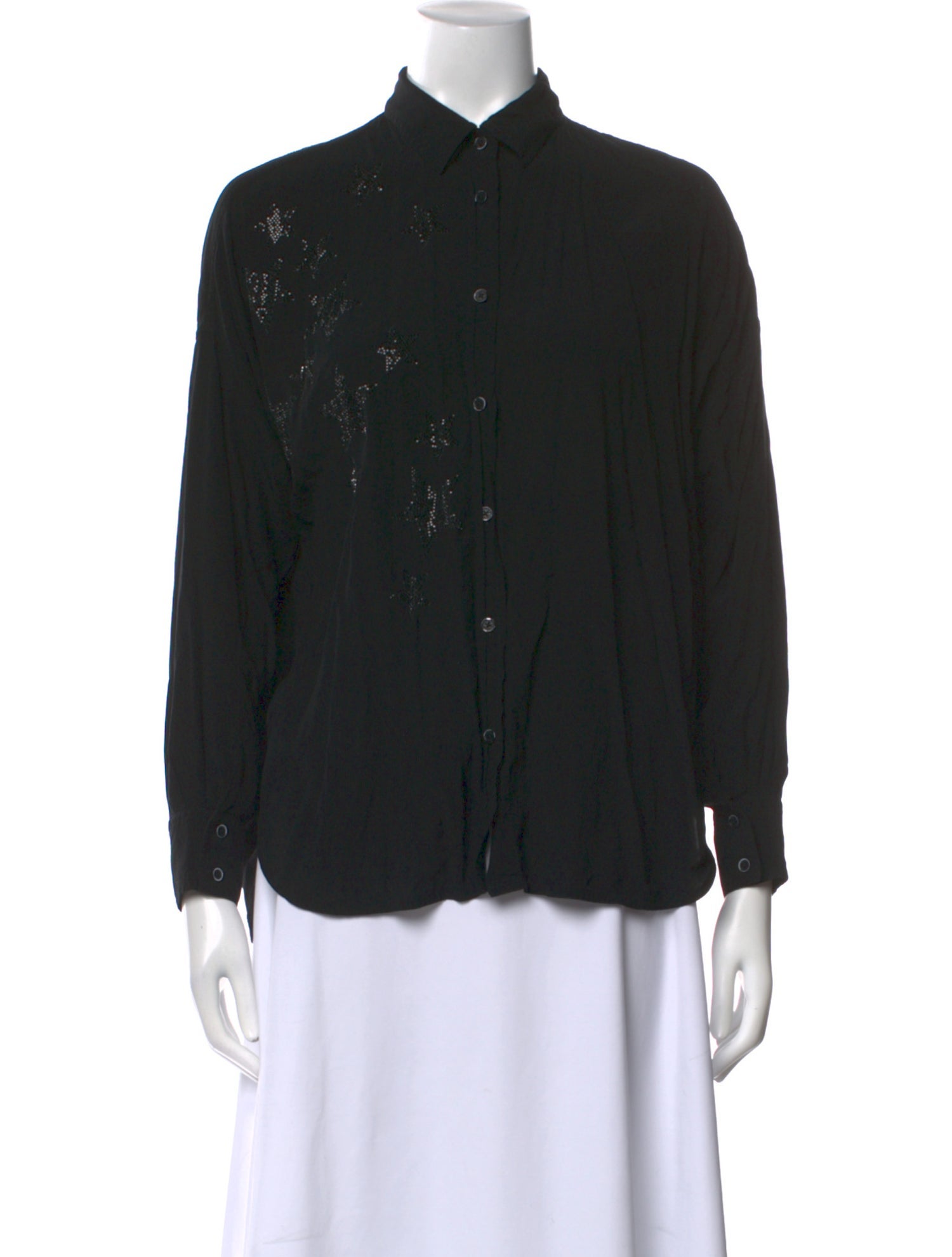 Zadig & Voltaire Long Sleeve Button-Up Top