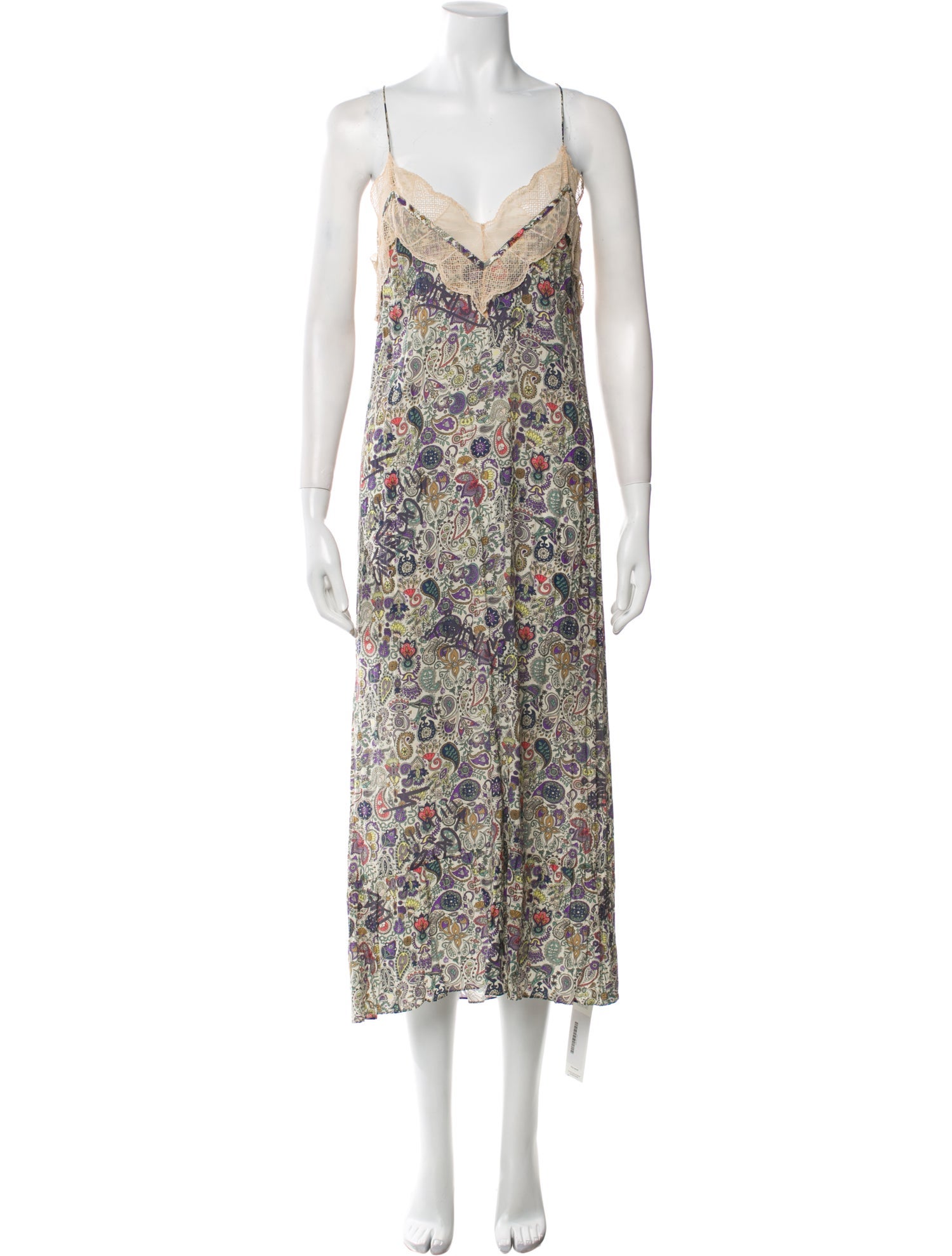 Zadig & Voltaire Floral Print Long Dress