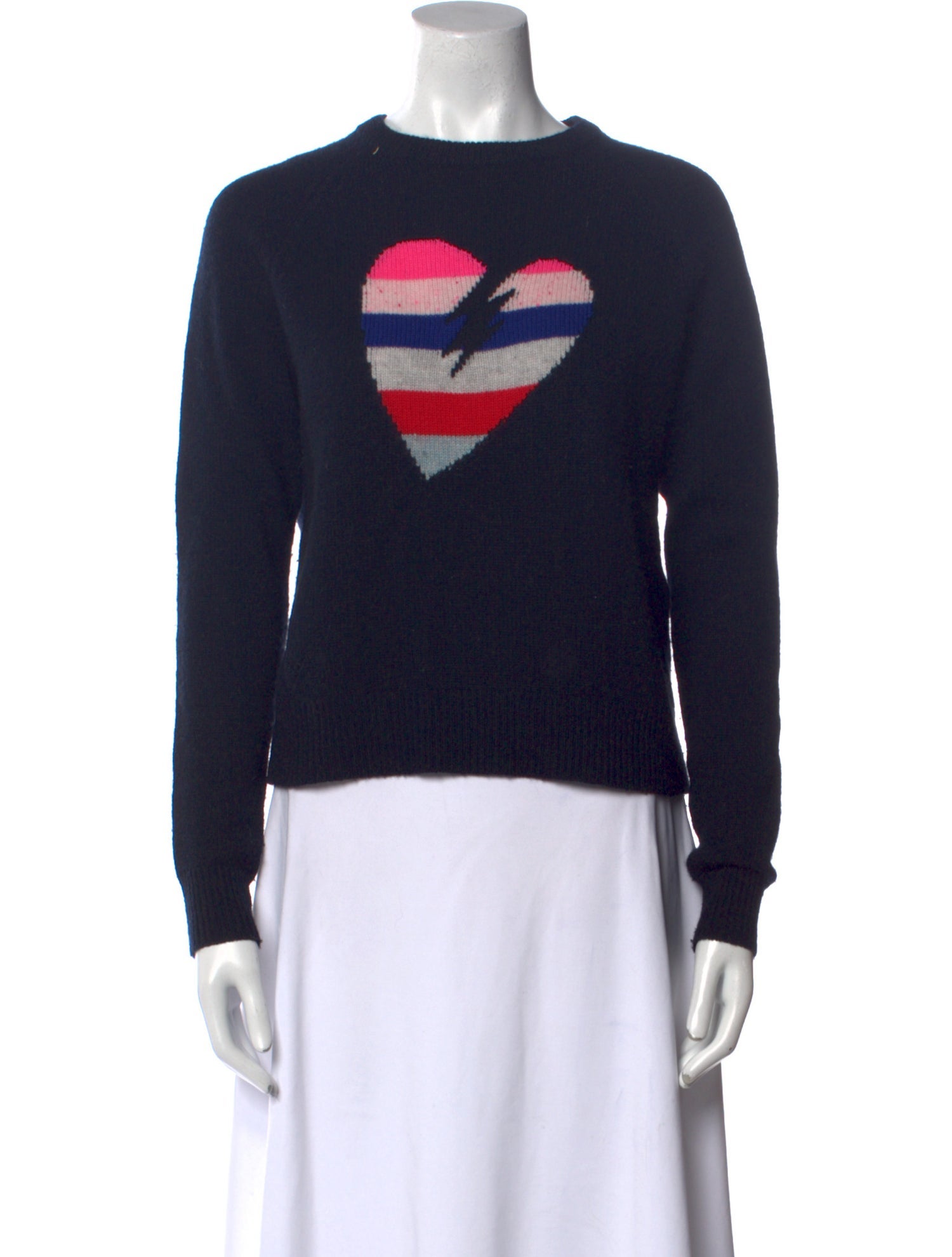 Zadig & Voltaire Graphic Print Crew Neck Sweater