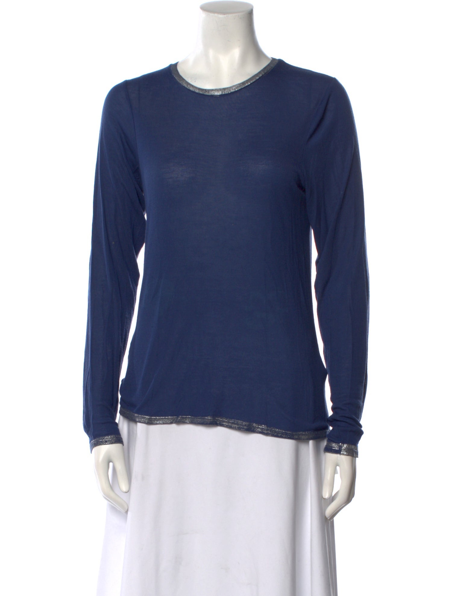 Zadig & Voltaire Crew Neck Long Sleeve Top