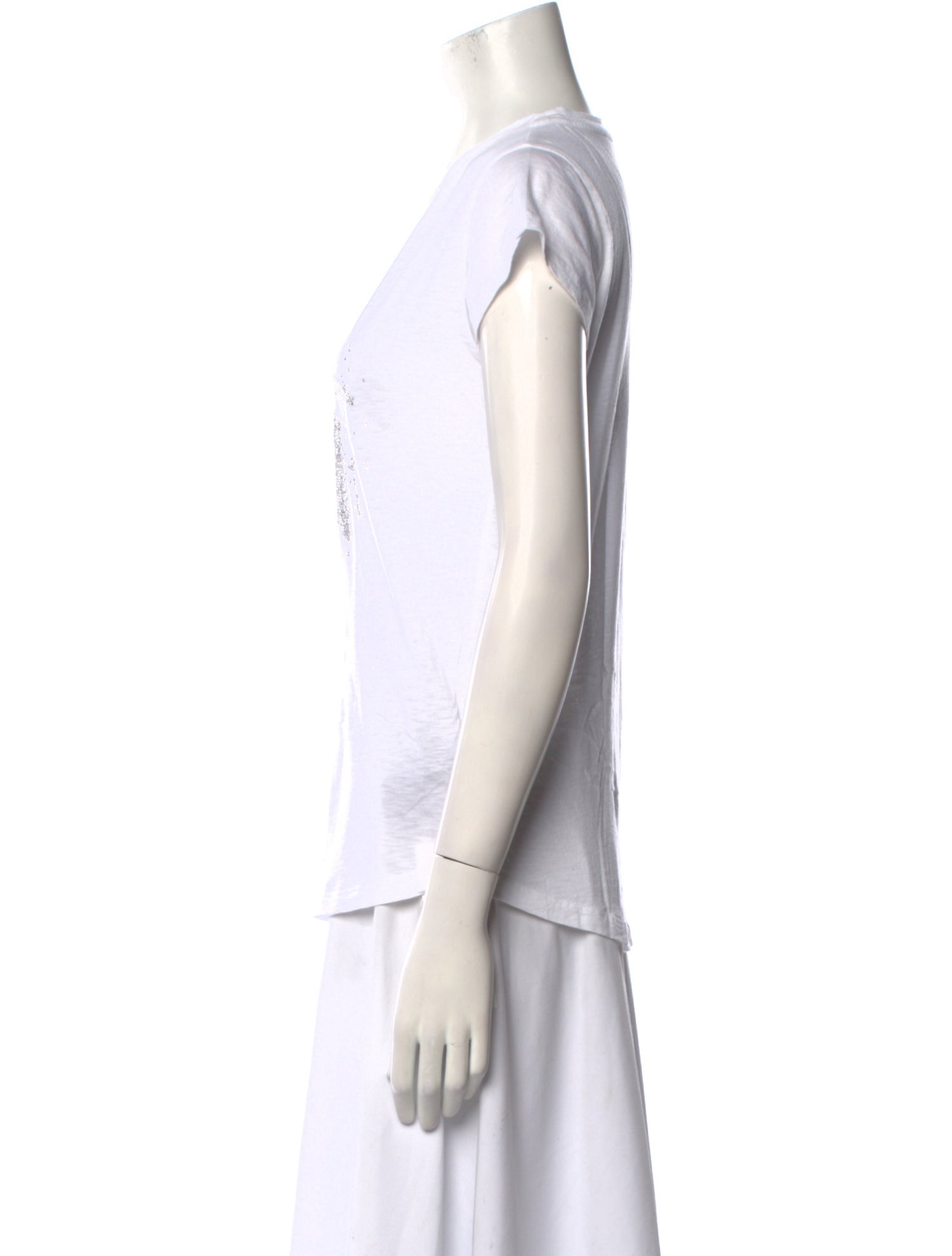 Zadig & Voltaire Graphic Print Scoop Neck T-Shirt