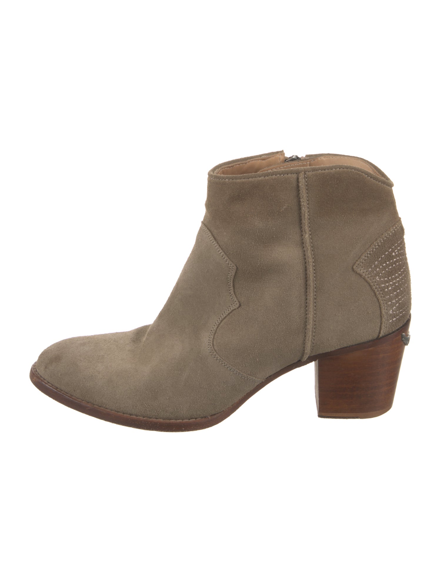 Zadig & Voltaire Suede Western Boots