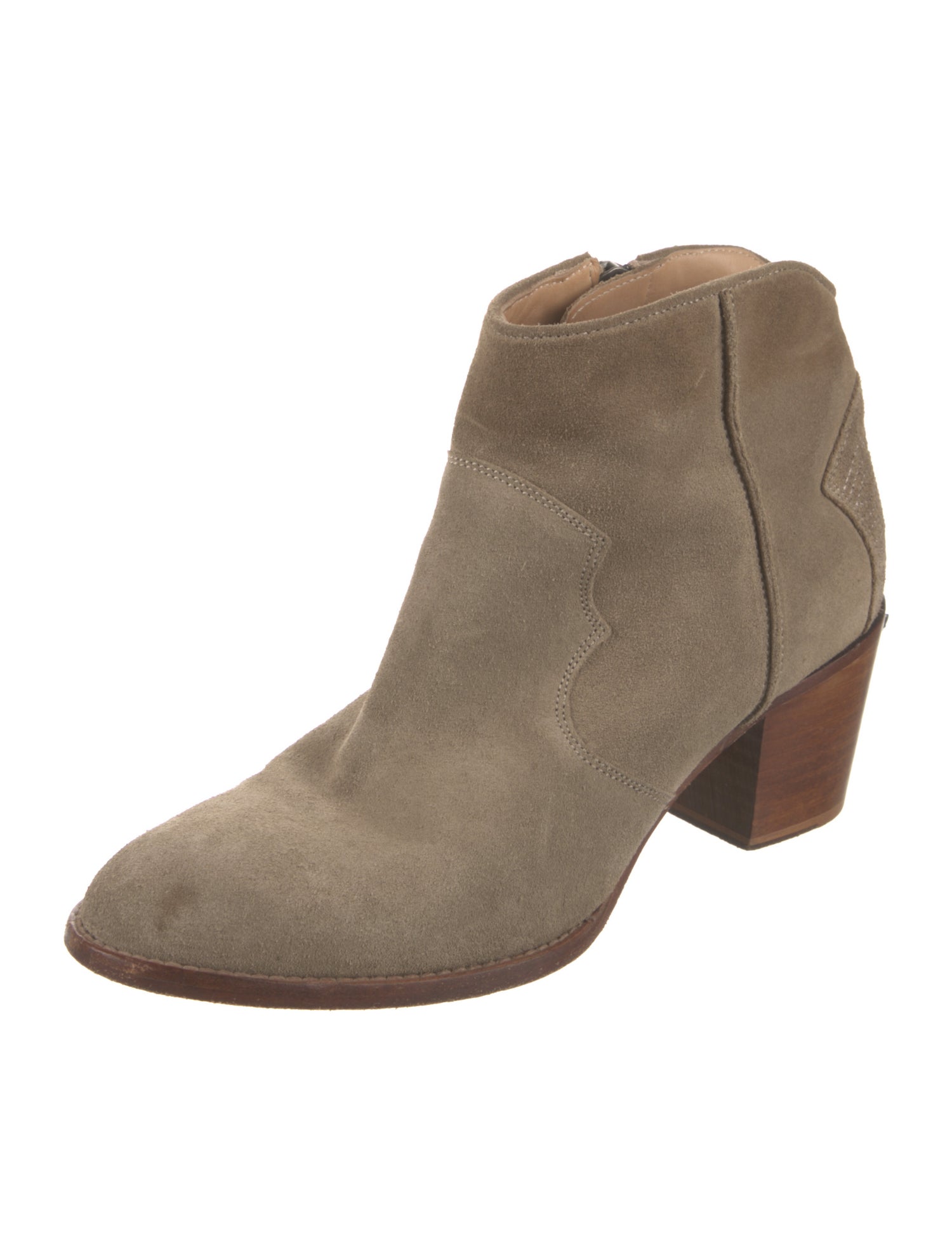 Zadig & Voltaire Suede Western Boots
