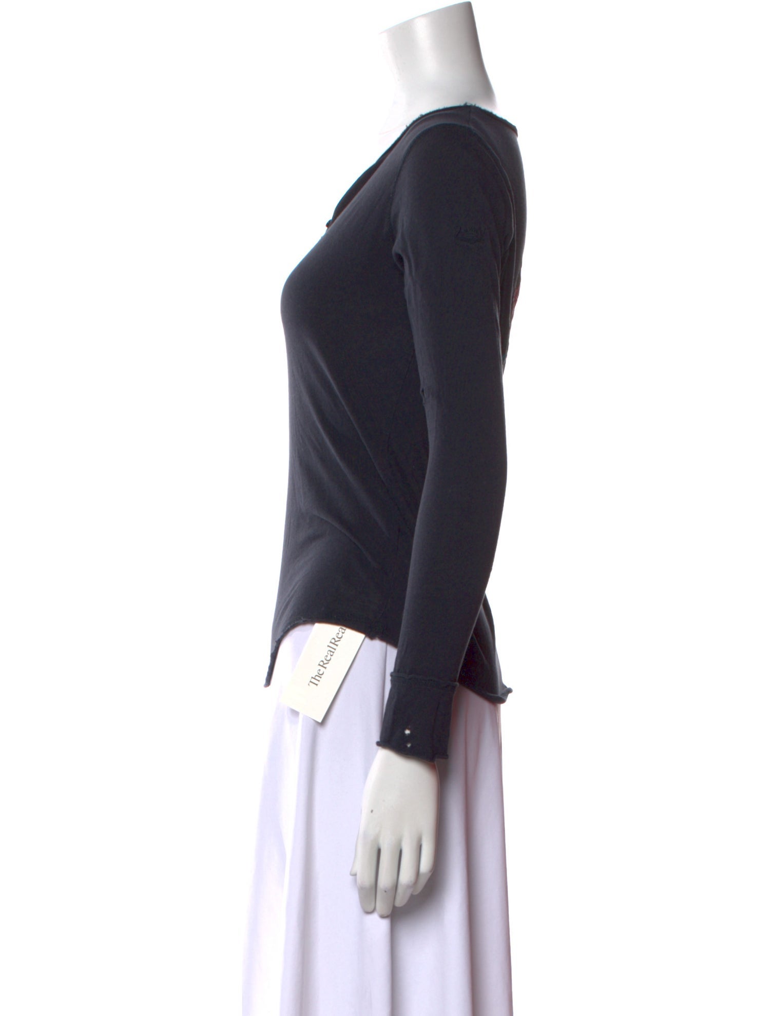 Zadig & Voltaire V-Neck Long Sleeve Top