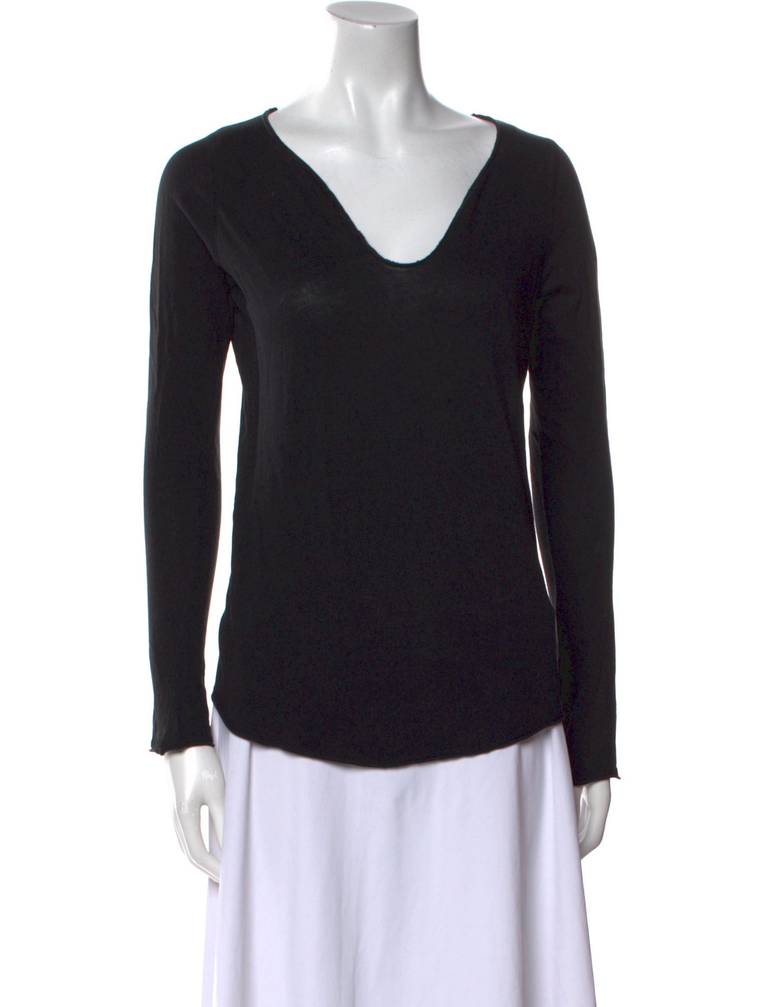 Zadig & Voltaire V-Neck Long Sleeve Top