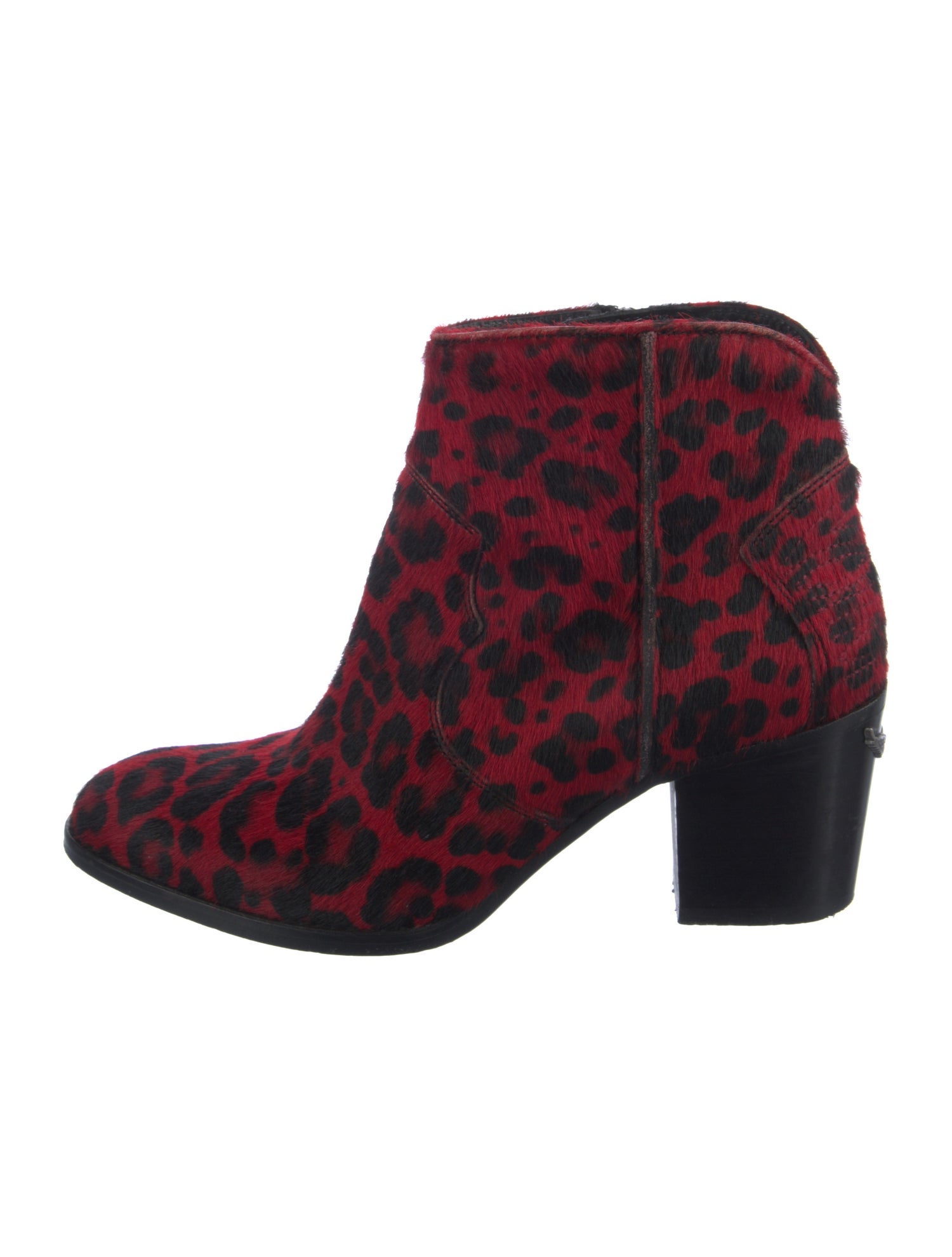 Zadig & Voltaire Ponyhair Animal Print Boots