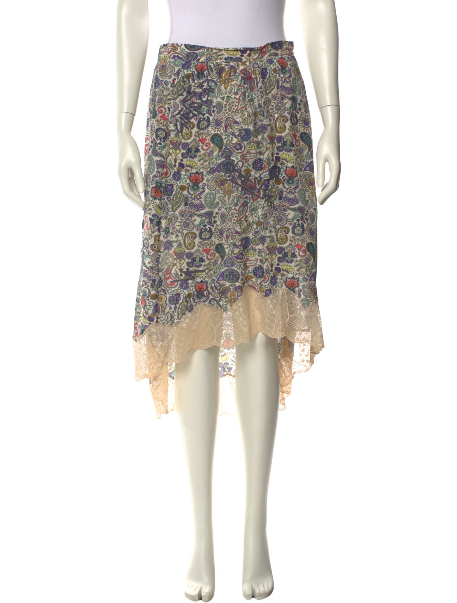 Zadig & Voltaire Floral Print Knee-Length Skirt