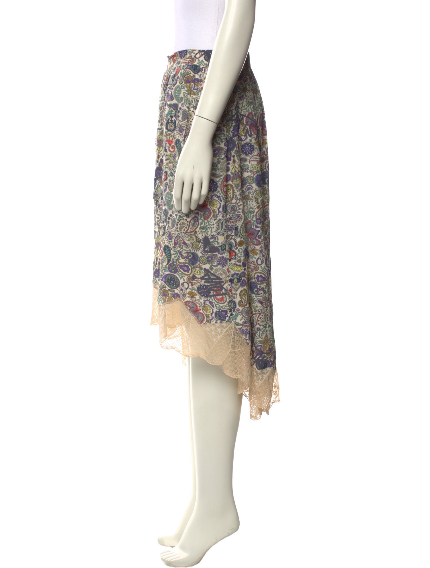 Zadig & Voltaire Floral Print Knee-Length Skirt