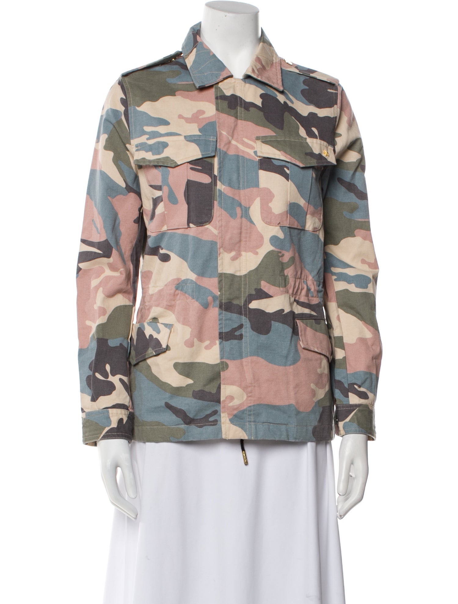 Zadig & Voltaire Camouflage Print Utility Jacket