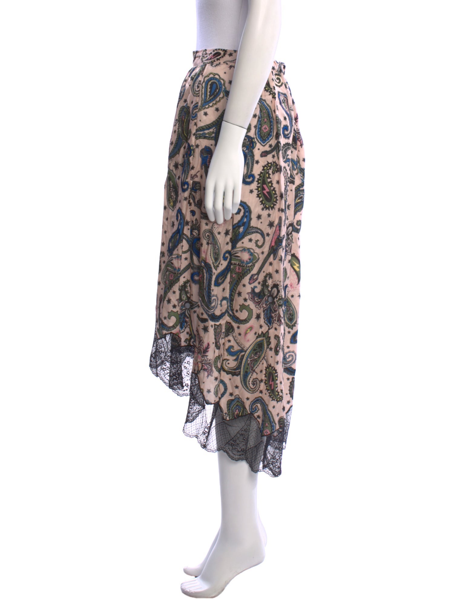 Zadig & Voltaire Printed Midi Length Skirt