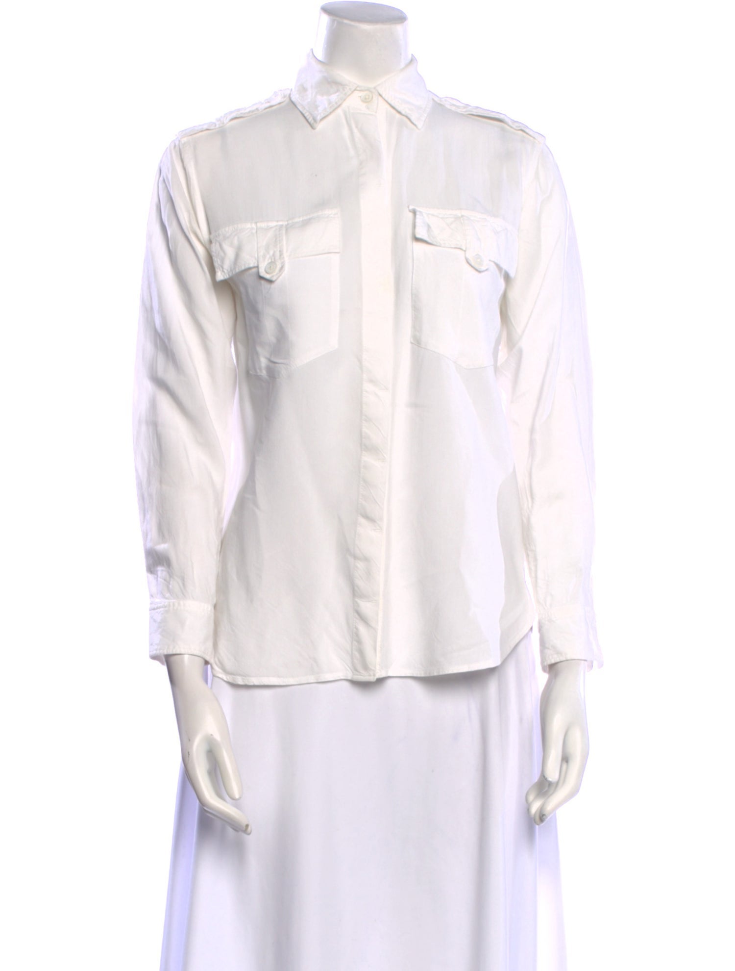 Zadig & Voltaire Long Sleeve Button-Up Top