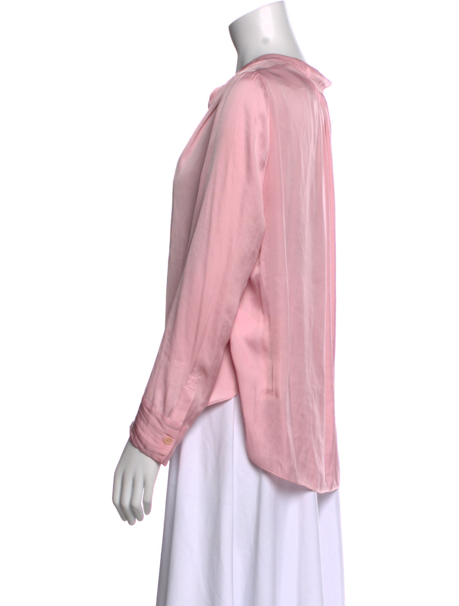 Zadig & Voltaire Cowl Neck Long Sleeve Blouse