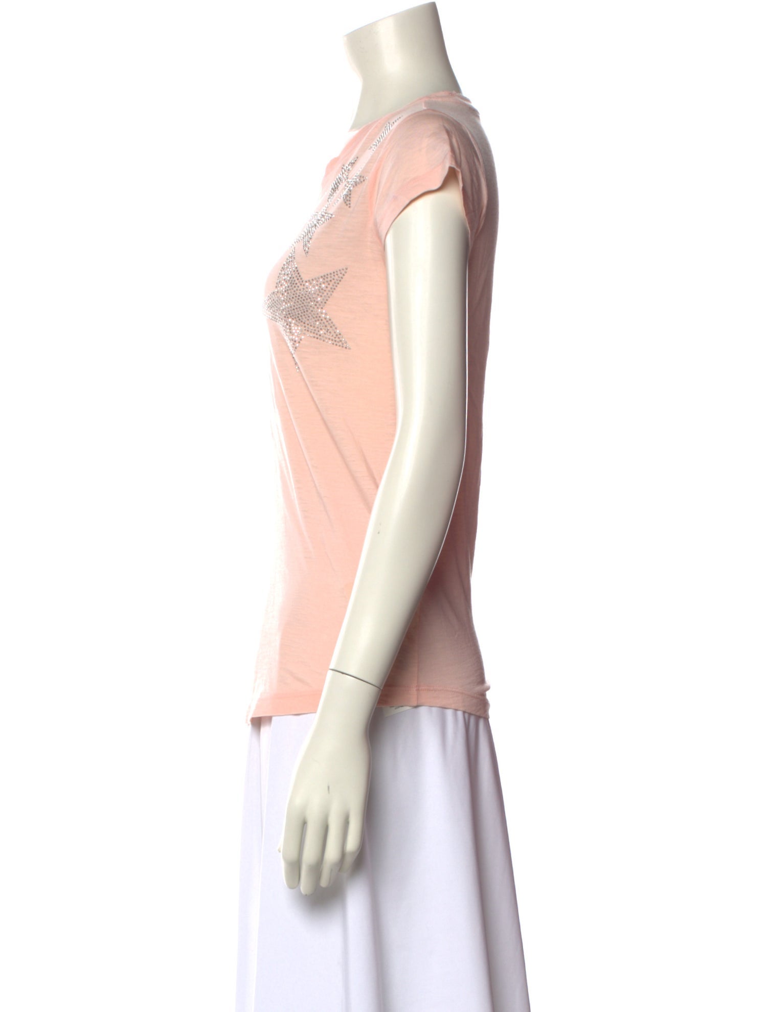 Zadig & Voltaire Scoop Neck Short Sleeve T-Shirt w/ Tags