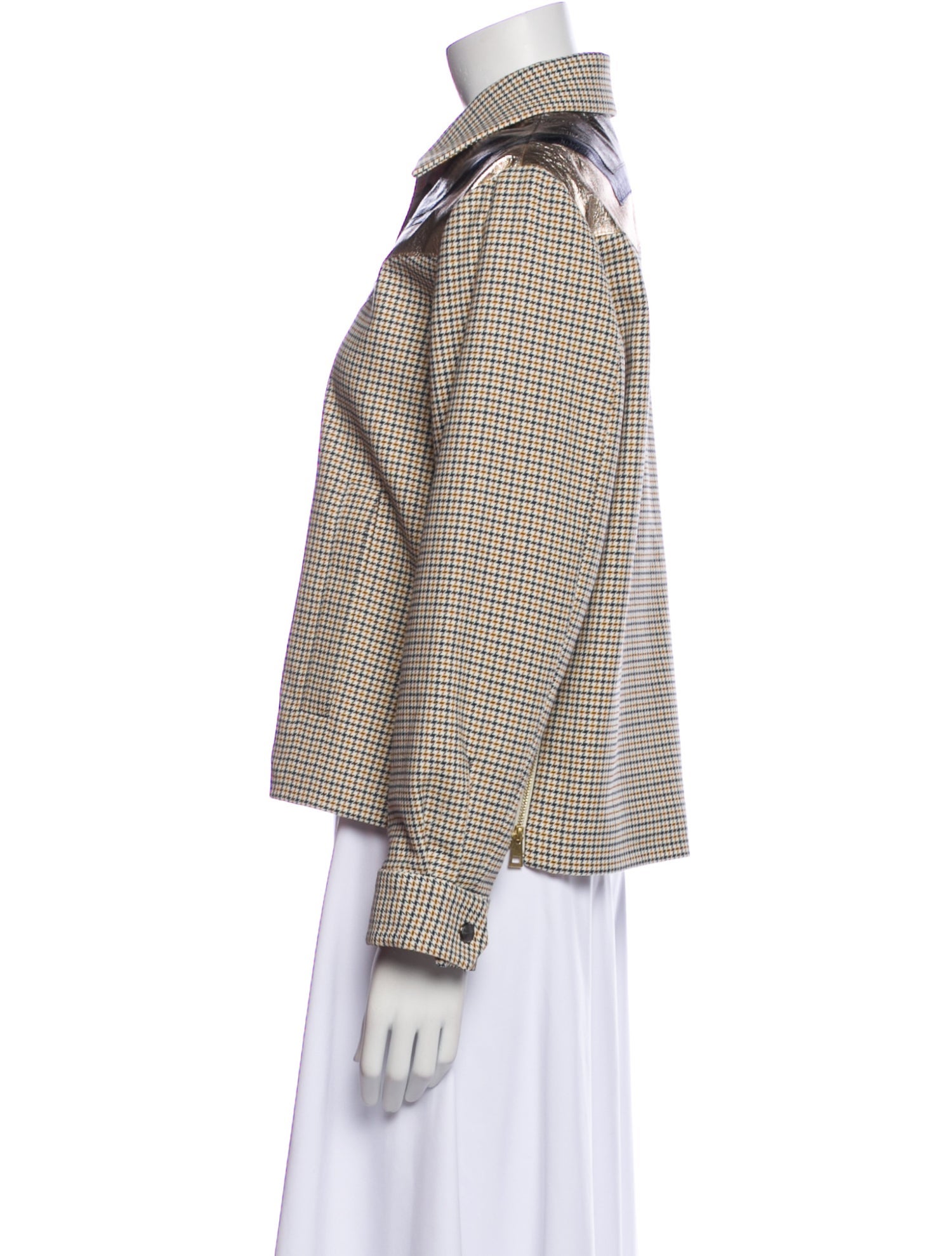 Zadig & Voltaire Plaid Print Blazer