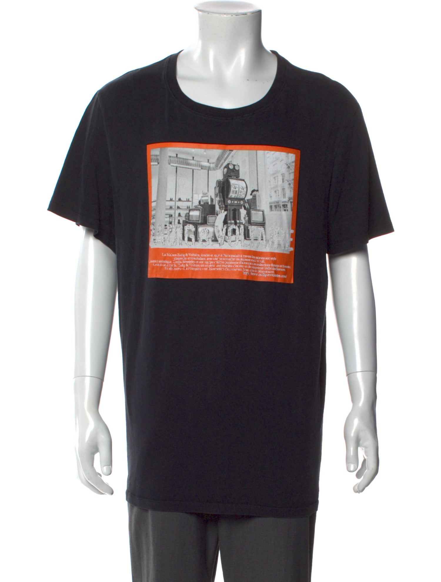 Zadig & Voltaire Graphic Print Crew Neck T-Shirt