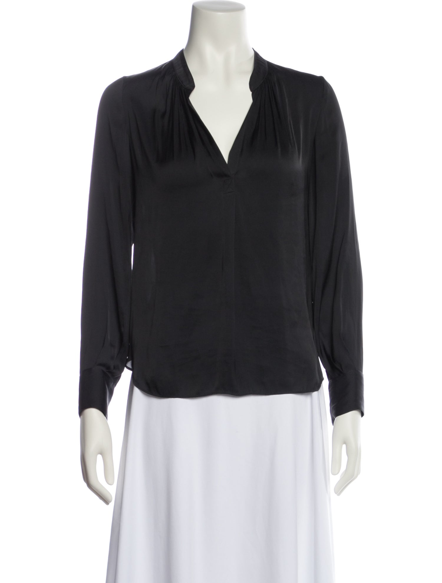 Zadig & Voltaire V-Neck Long Sleeve Blouse