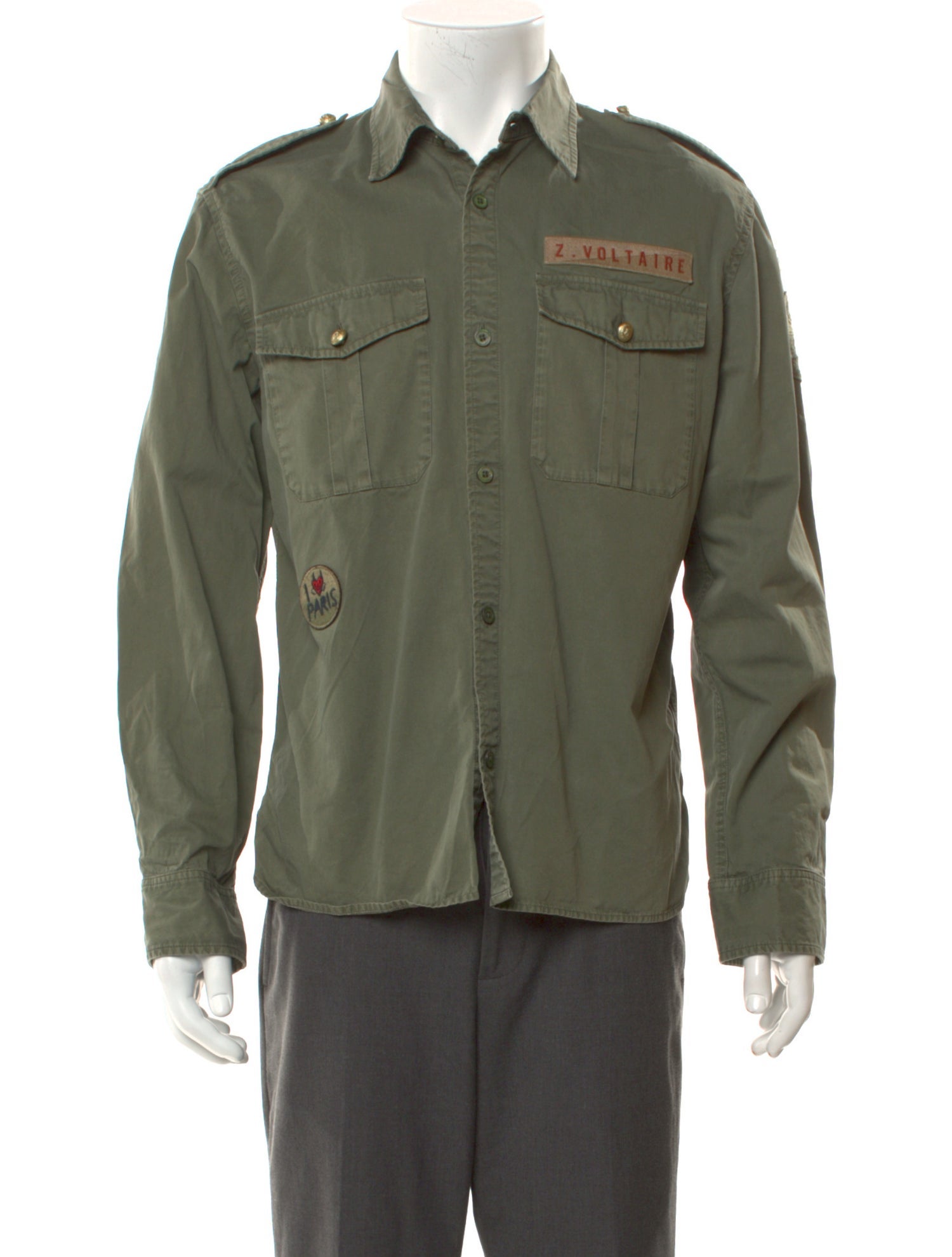 Zadig & Voltaire Long Sleeve Denim Shirt