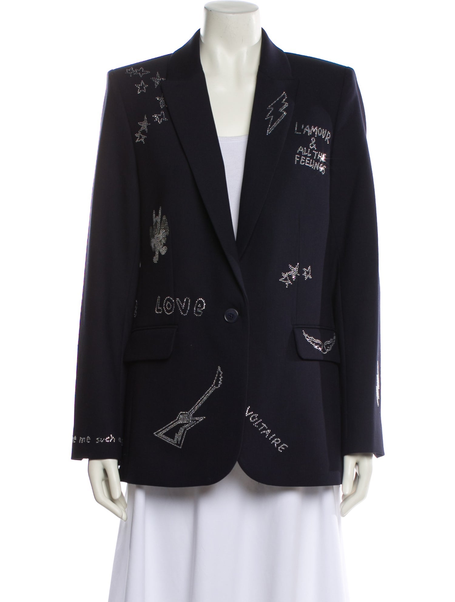 Zadig & Voltaire Floral Print Blazer