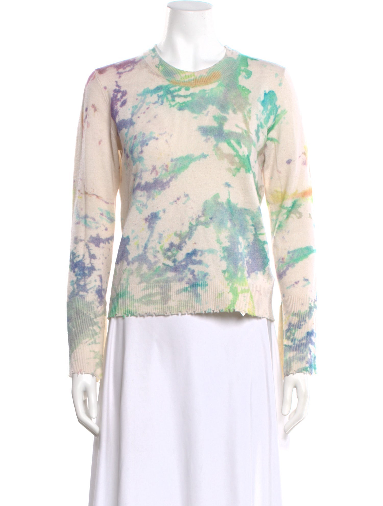 Zadig & Voltaire Cashmere Tie-Dye Print Sweater