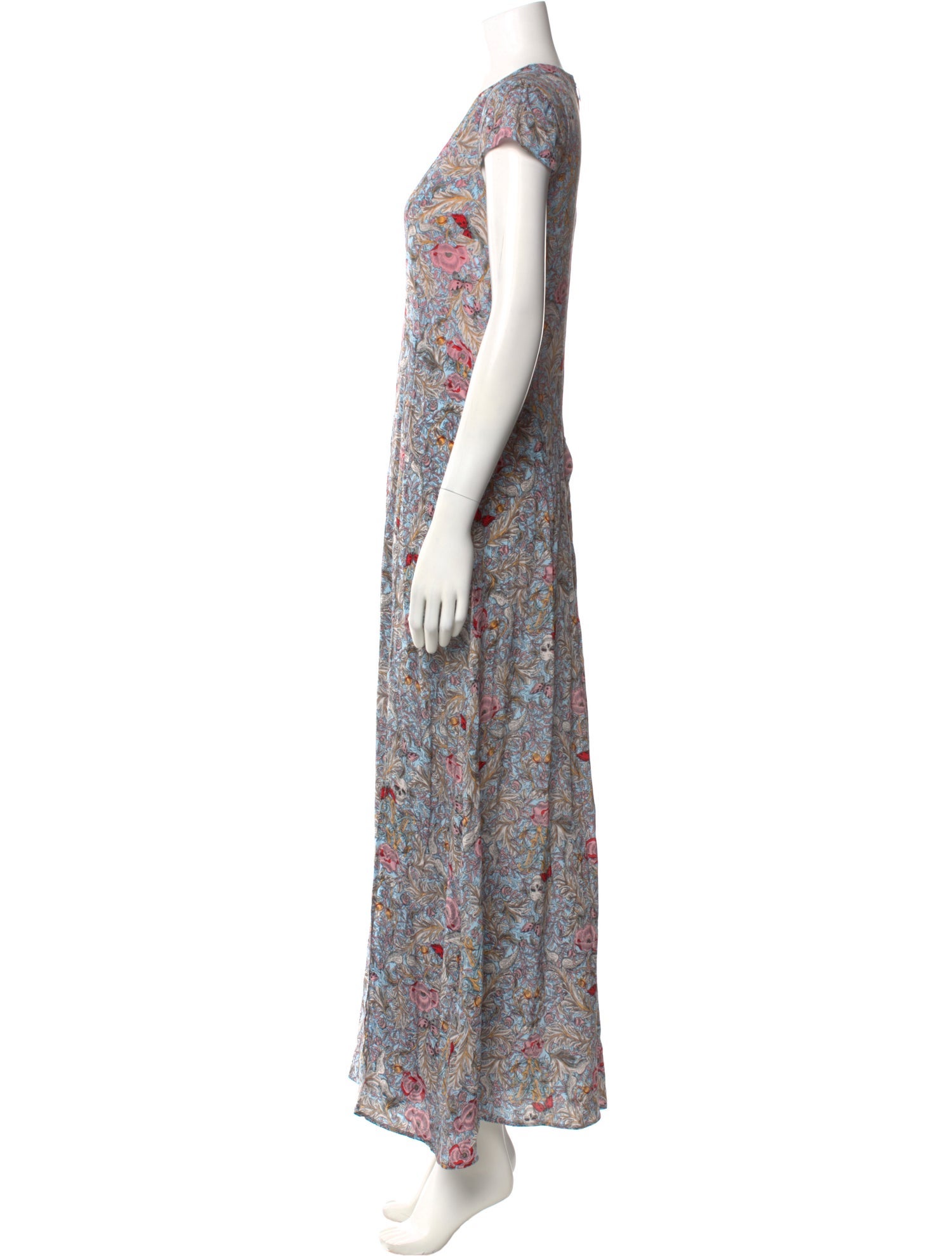 Zadig & Voltaire Floral Print Long Dress