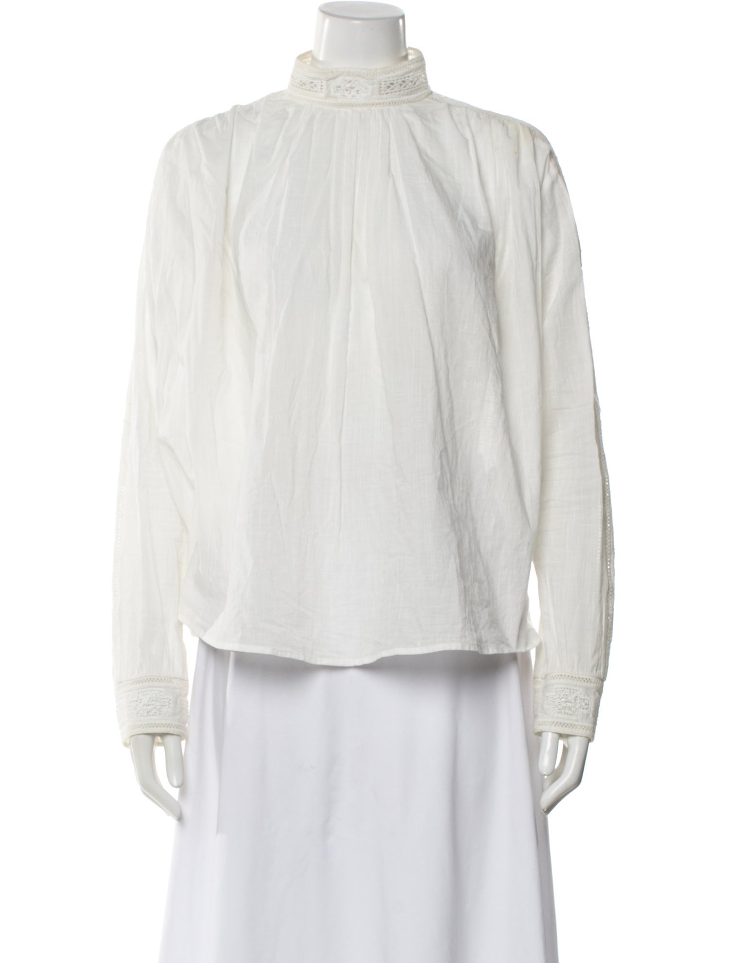 Zadig & Voltaire Turtleneck Long Sleeve Blouse