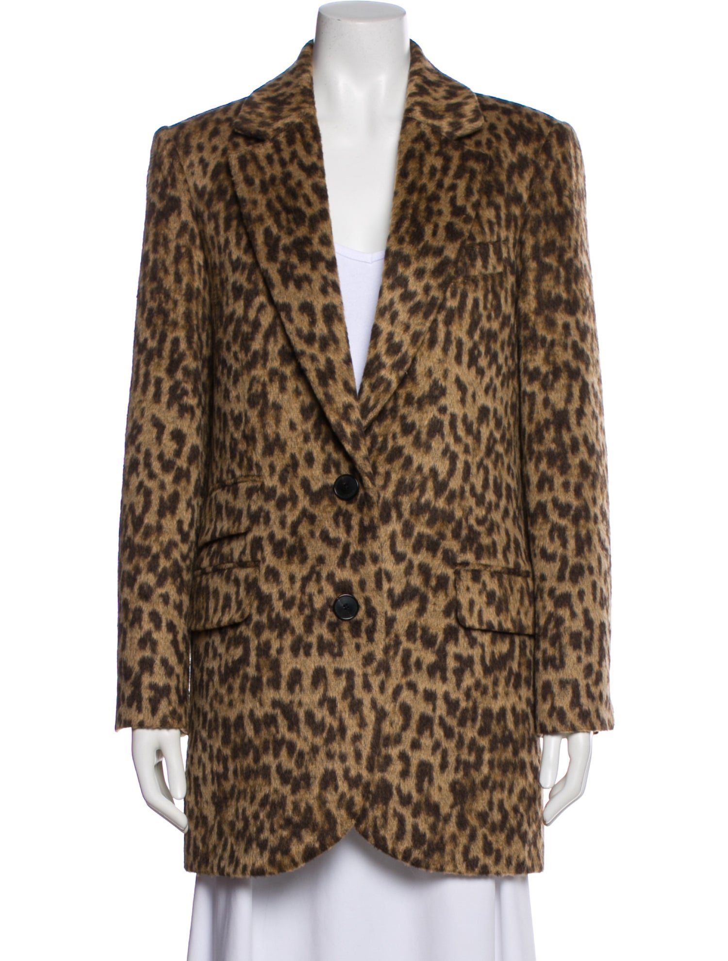 Zadig & Voltaire Animal Print Blazer