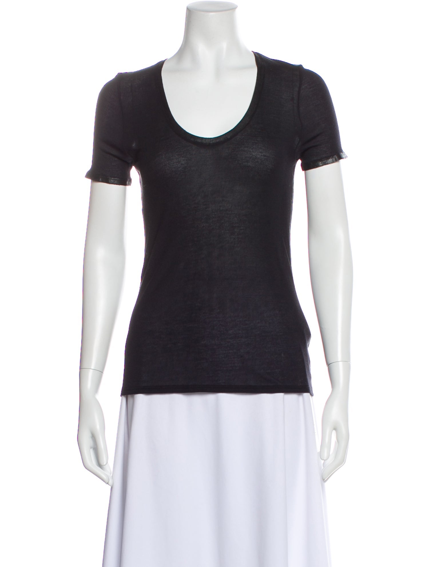 Zadig & Voltaire Scoop Neck Short Sleeve T-Shirt