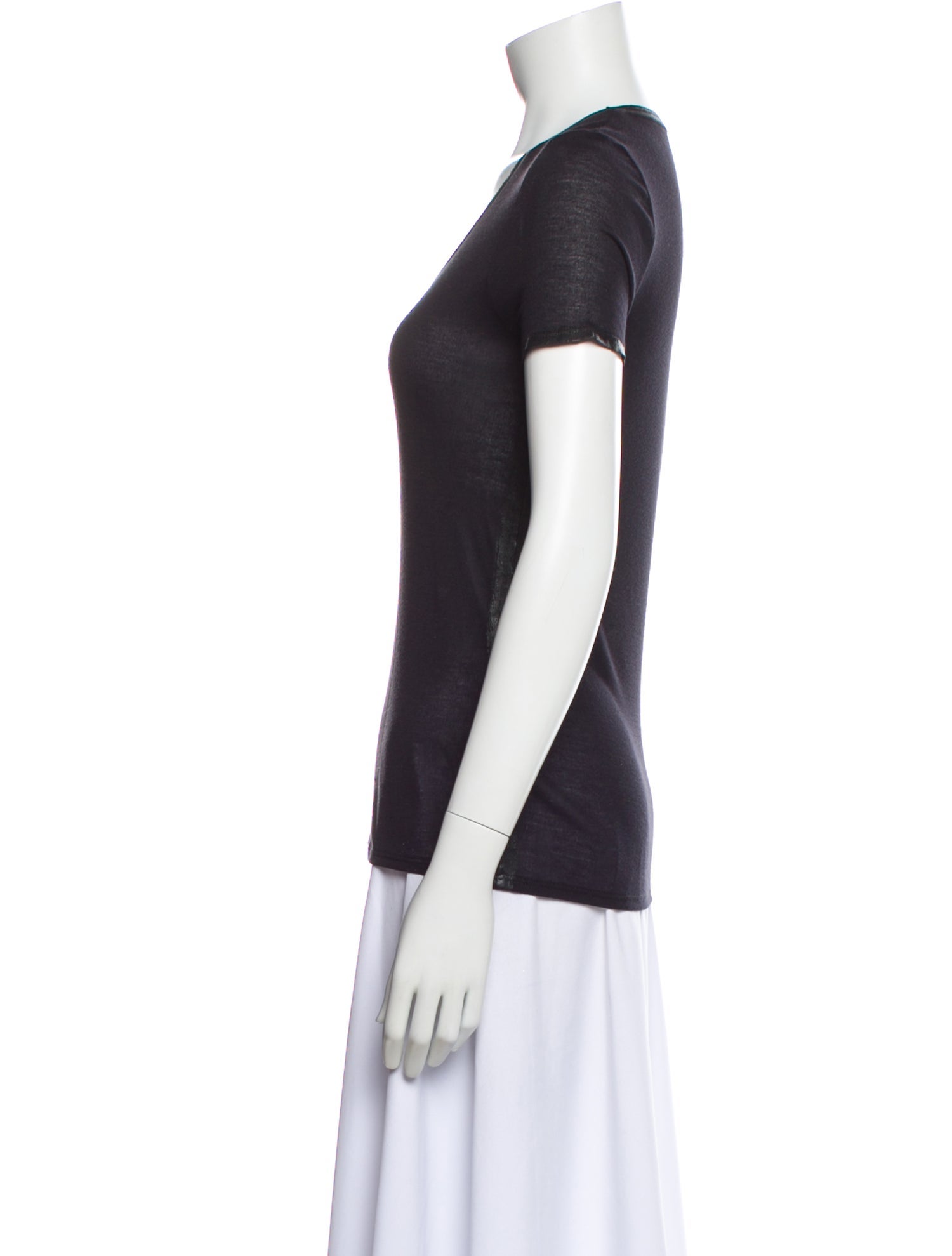 Zadig & Voltaire Scoop Neck Short Sleeve T-Shirt