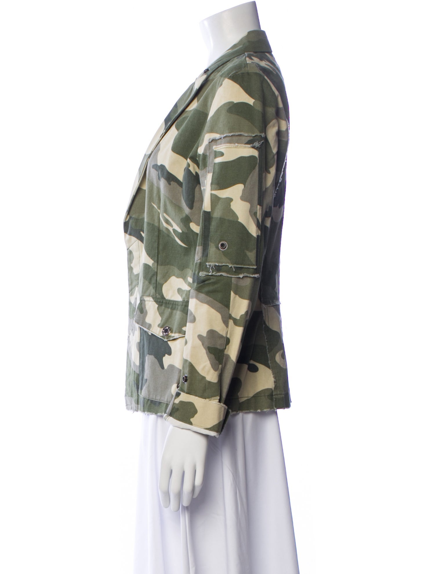 Zadig & Voltaire Camouflage Print Blazer