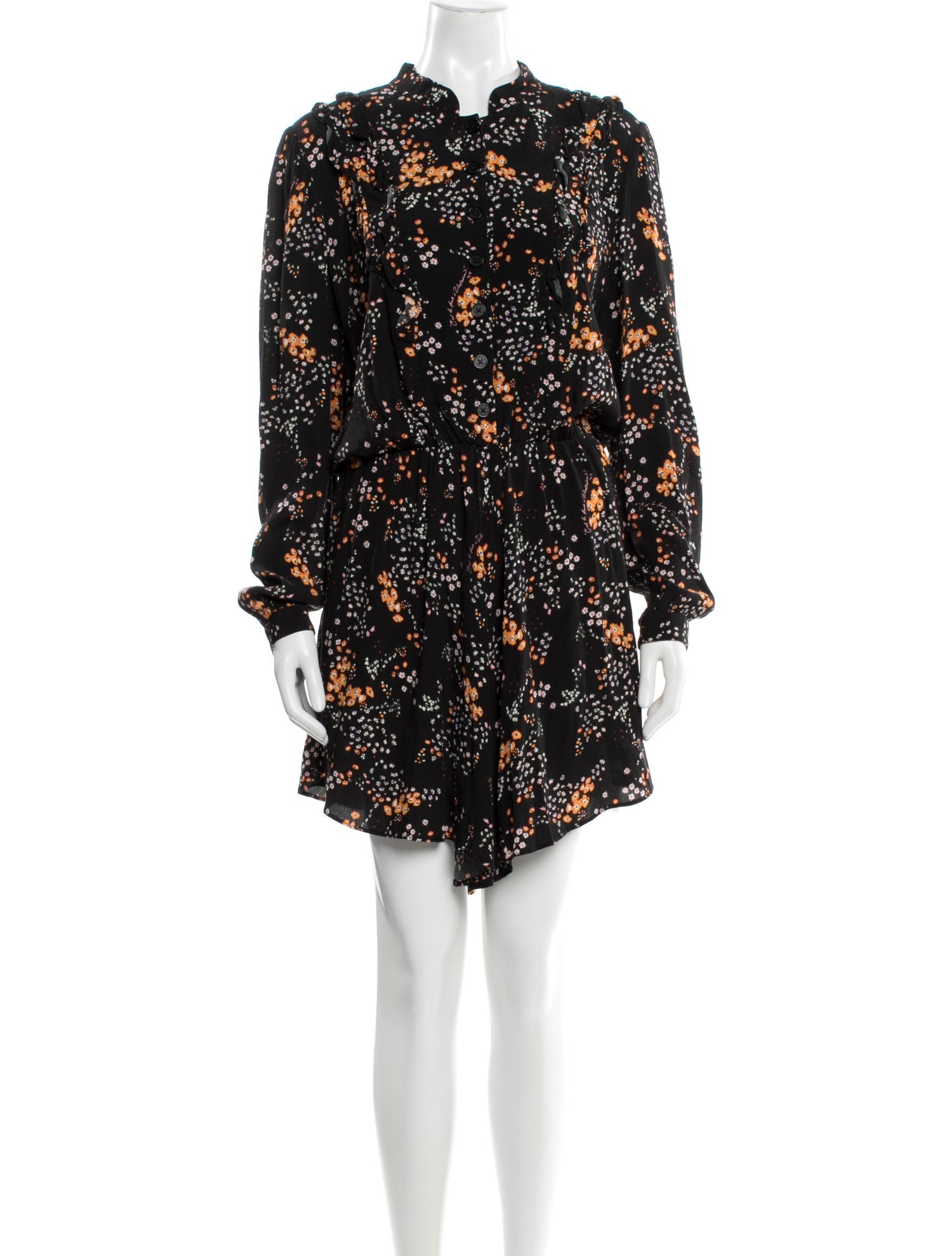 Zadig & Voltaire Floral Print Mini Dress