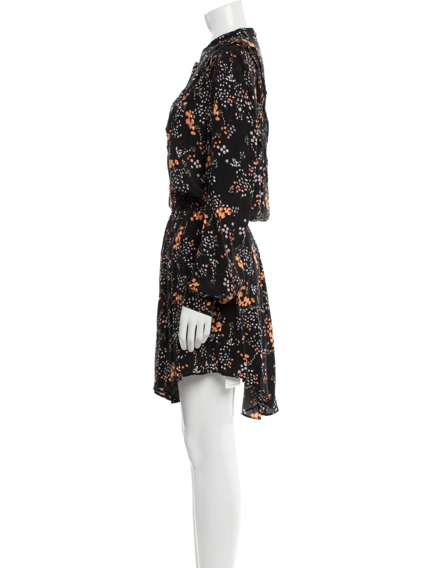 Zadig & Voltaire Floral Print Mini Dress