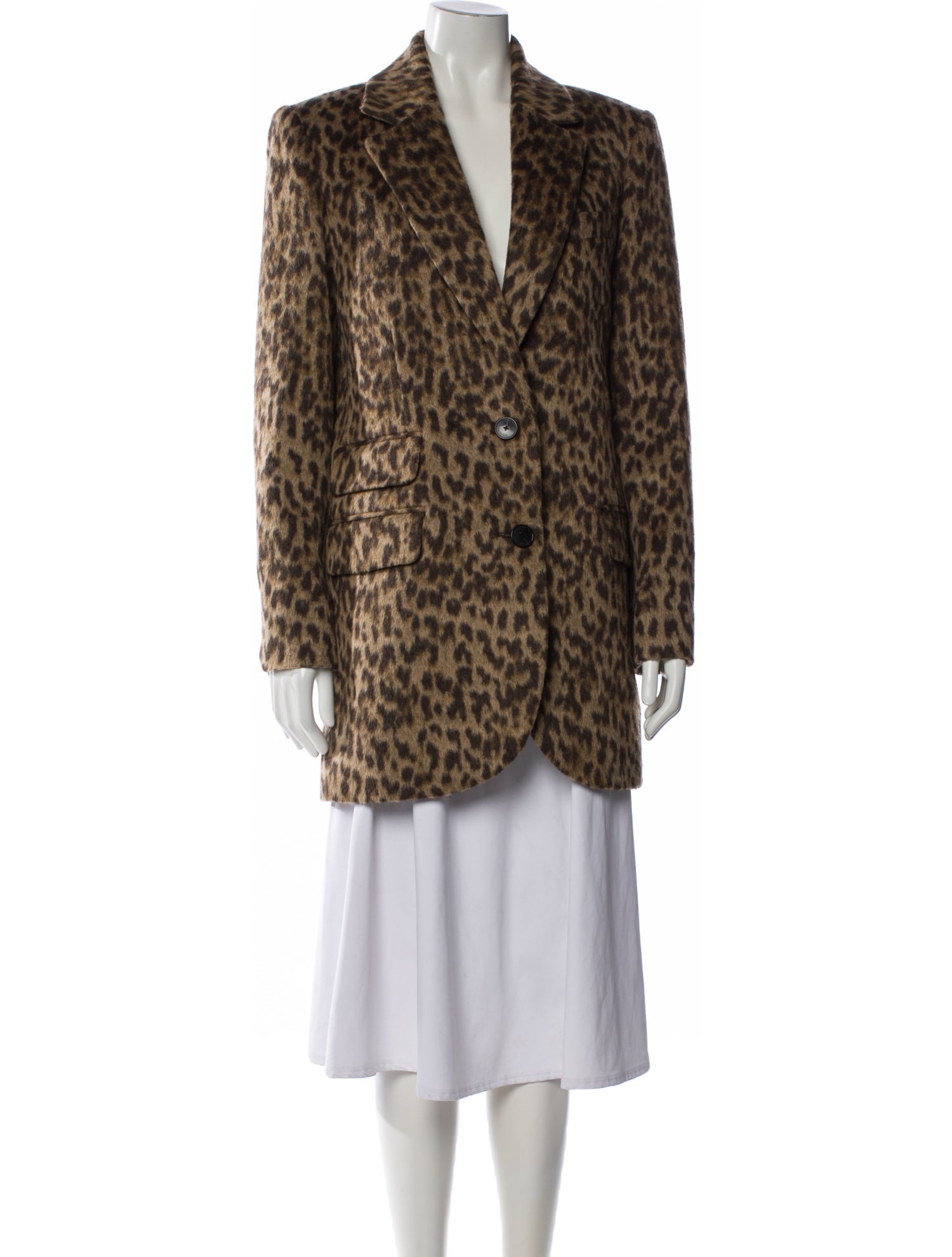 Zadig & Voltaire Animal Print Faux Fur Jacket w/ Tags