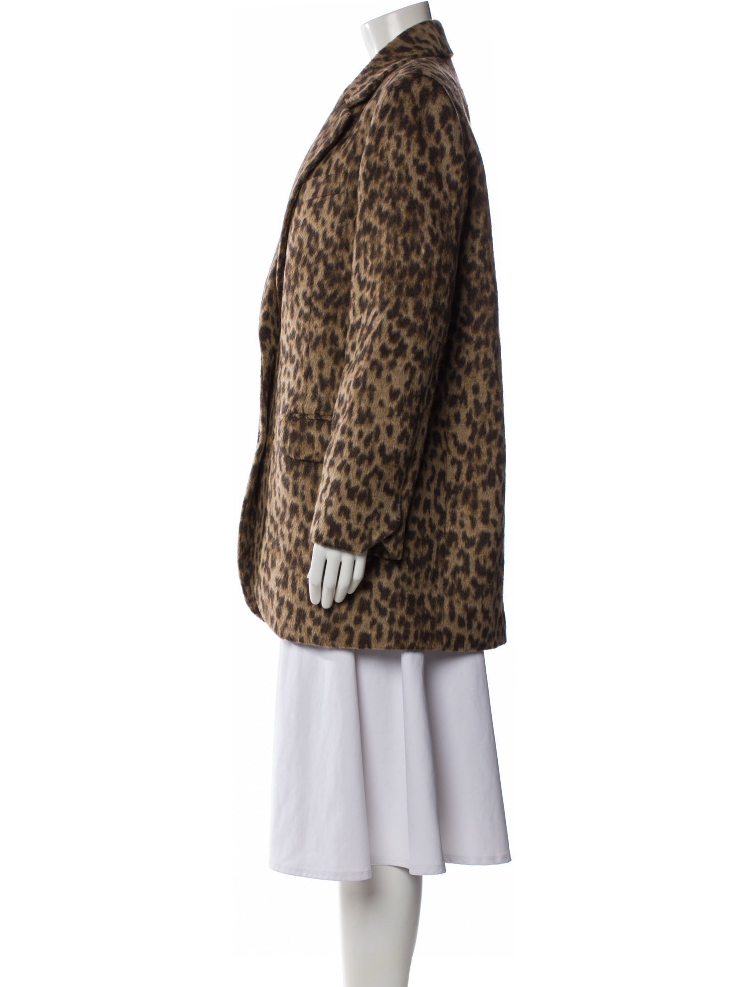 Zadig & Voltaire Animal Print Faux Fur Jacket w/ Tags