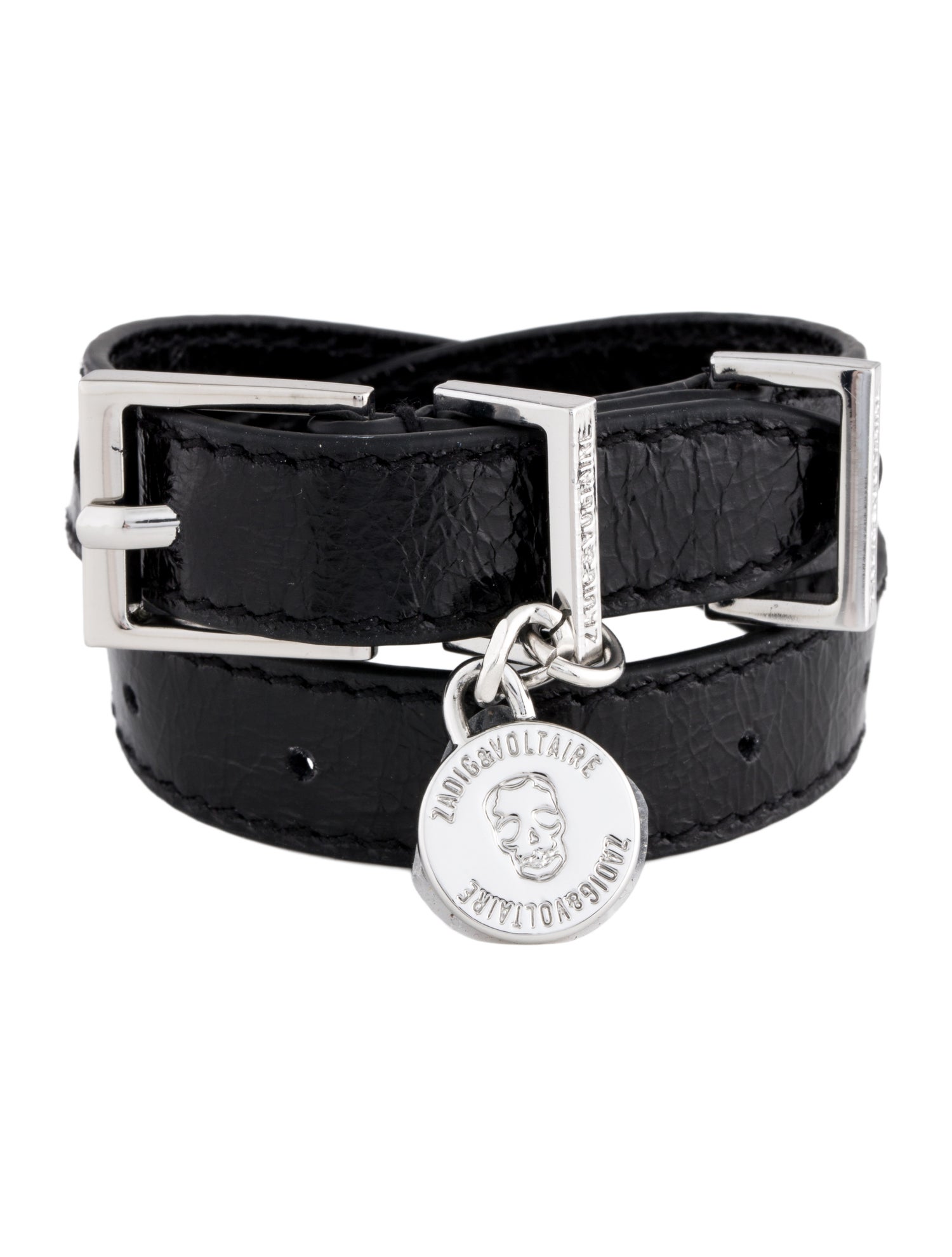 Zadig & Voltaire Sunny Leather Wrap Bracelet