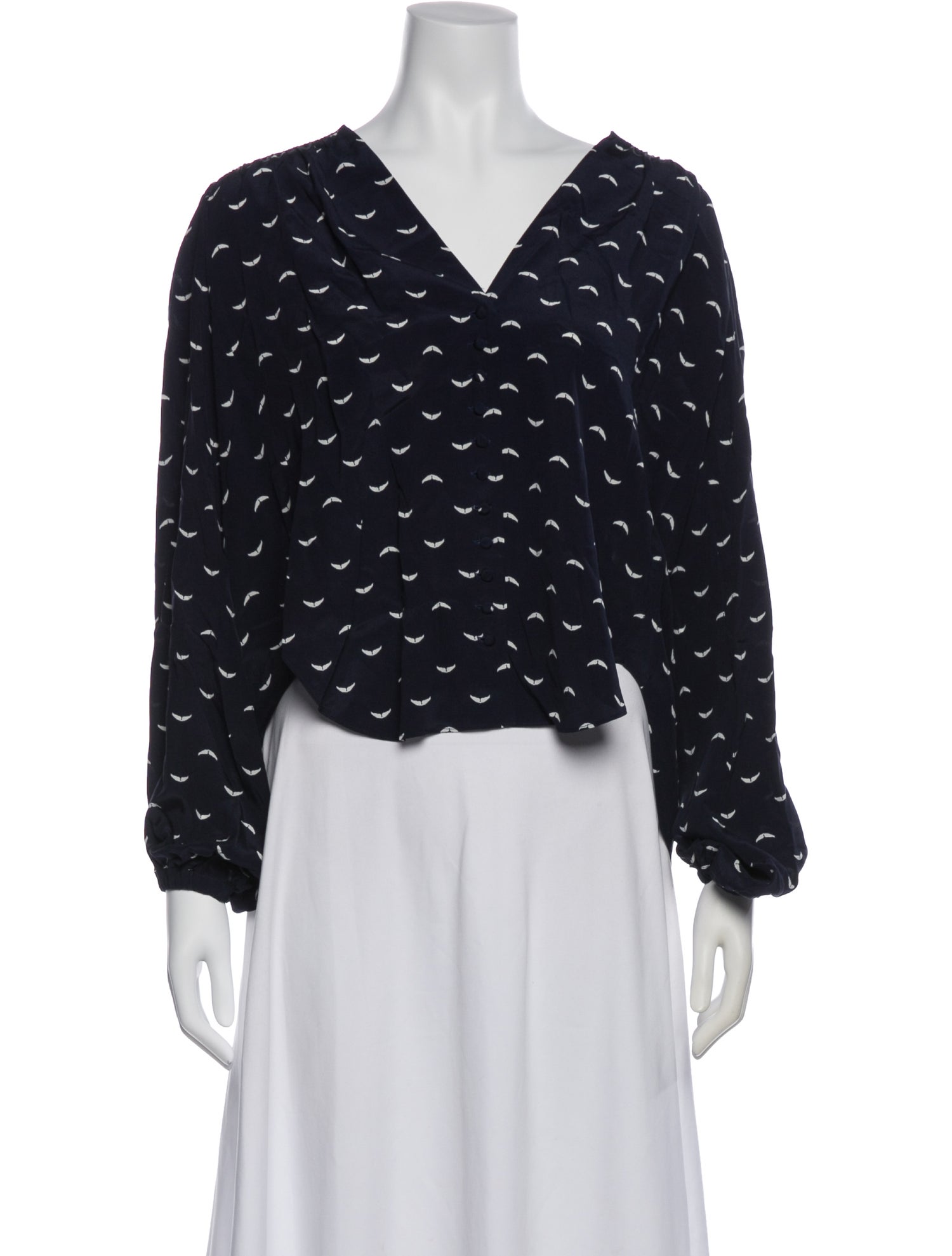 Zadig & Voltaire Silk Patterned Blouse